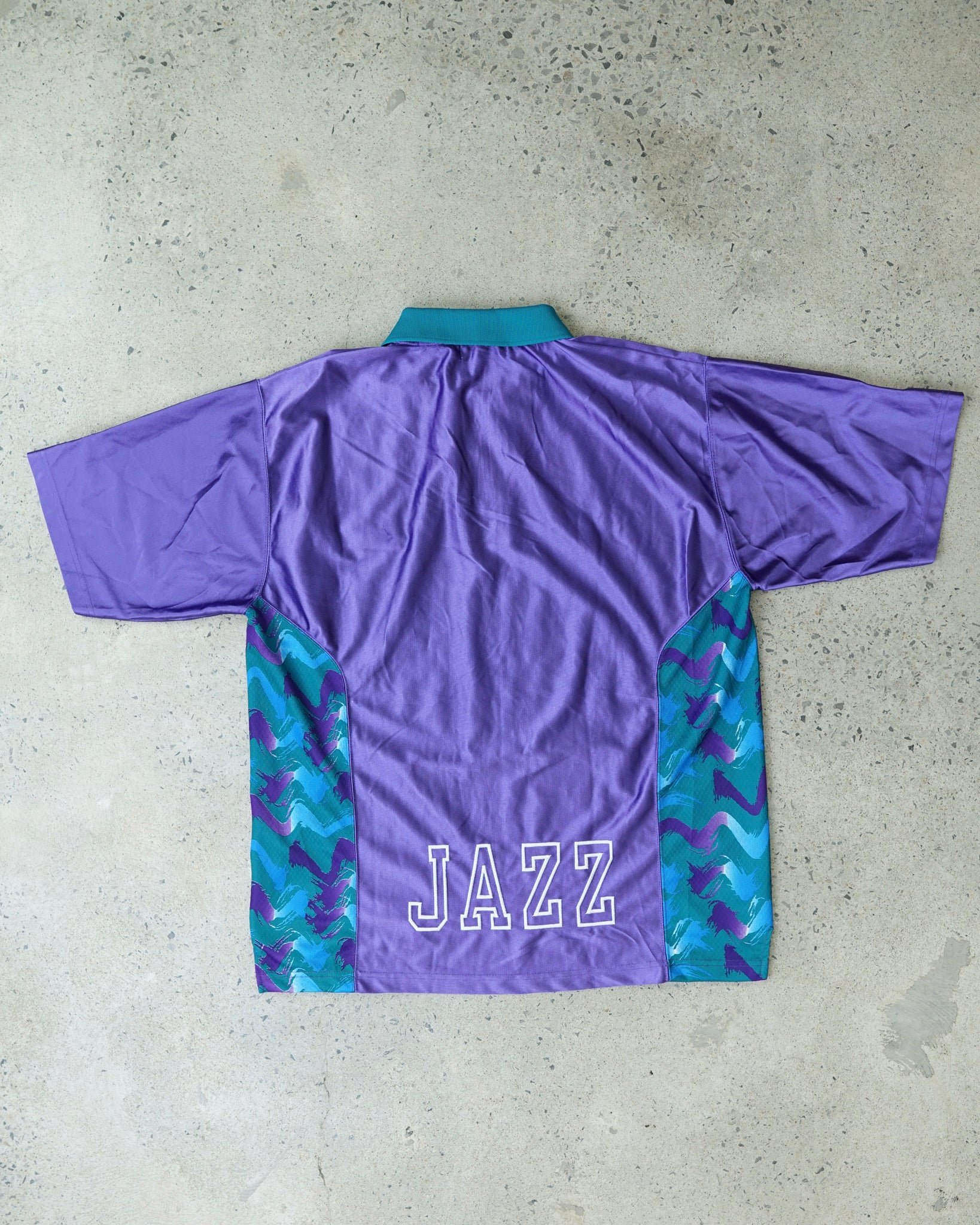 utah jazz champion 1/4 zip jersey - XL