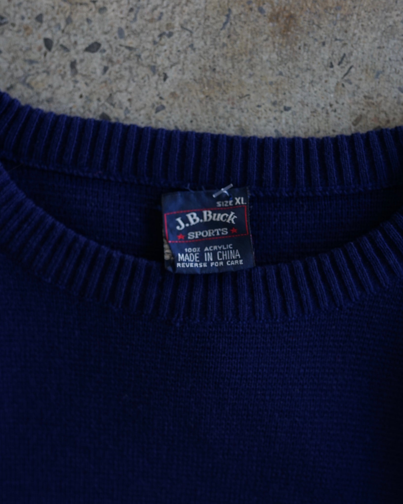j.b. buck knit sweater