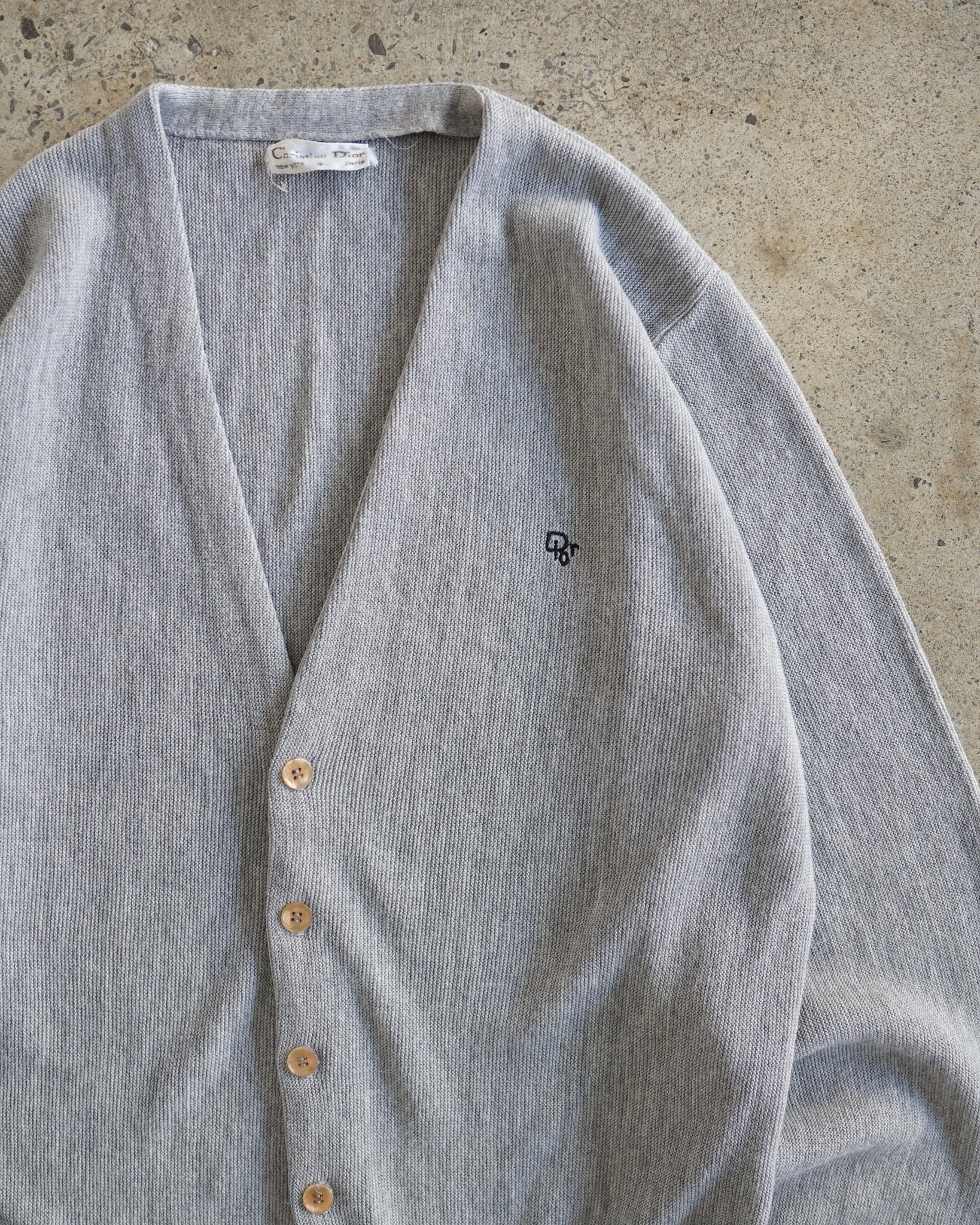 christian dior knit cardigan