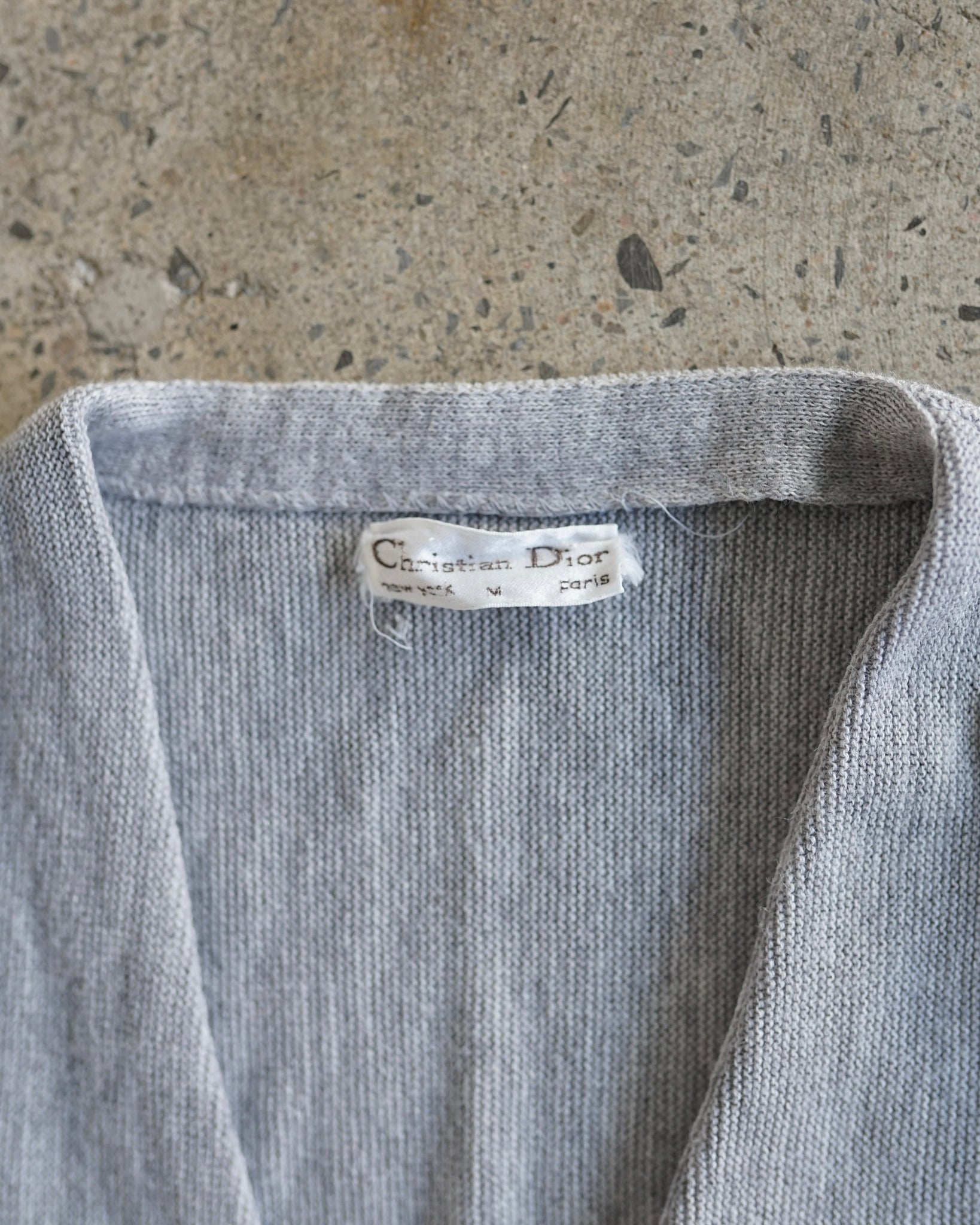 christian dior knit cardigan