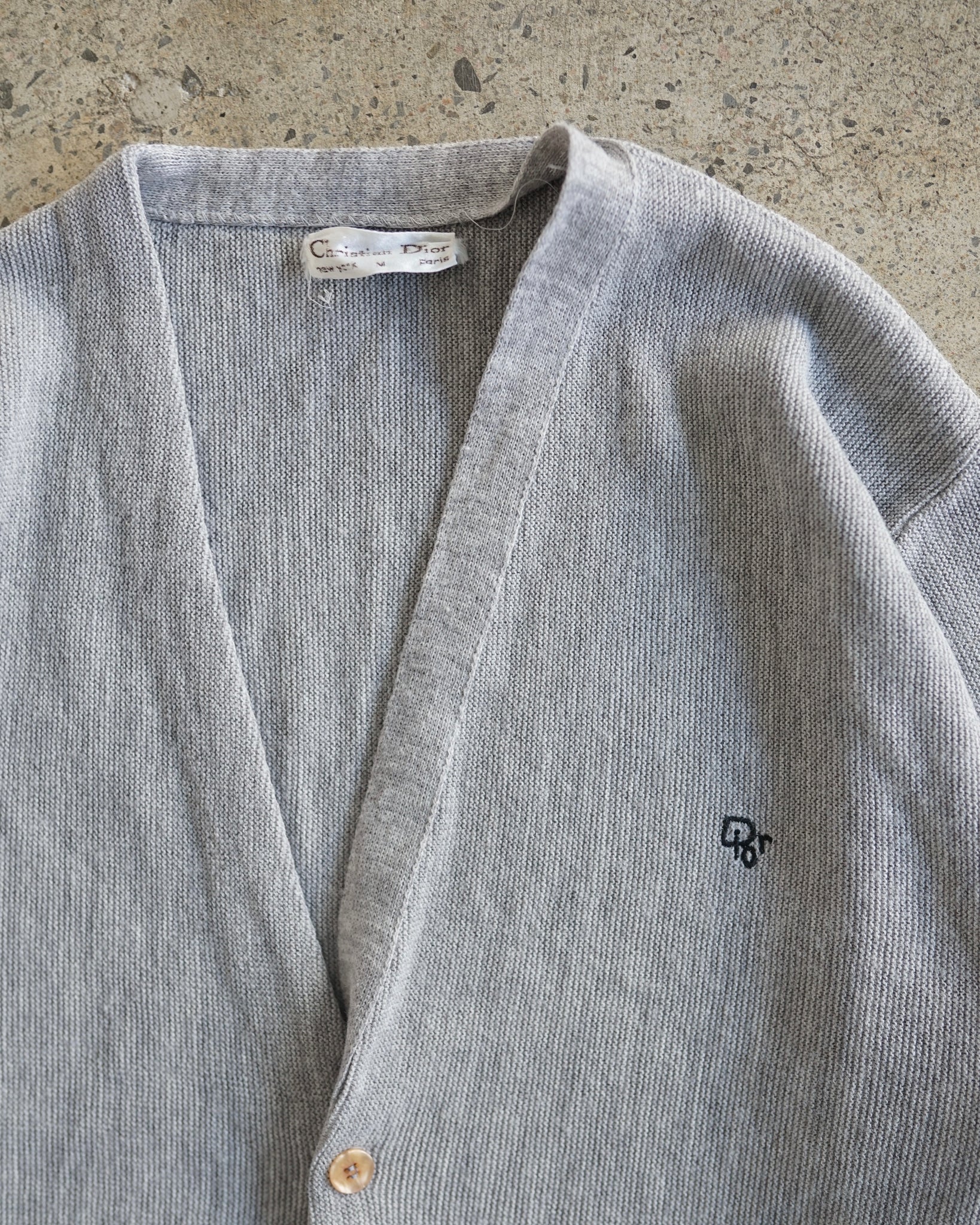 christian dior knit cardigan