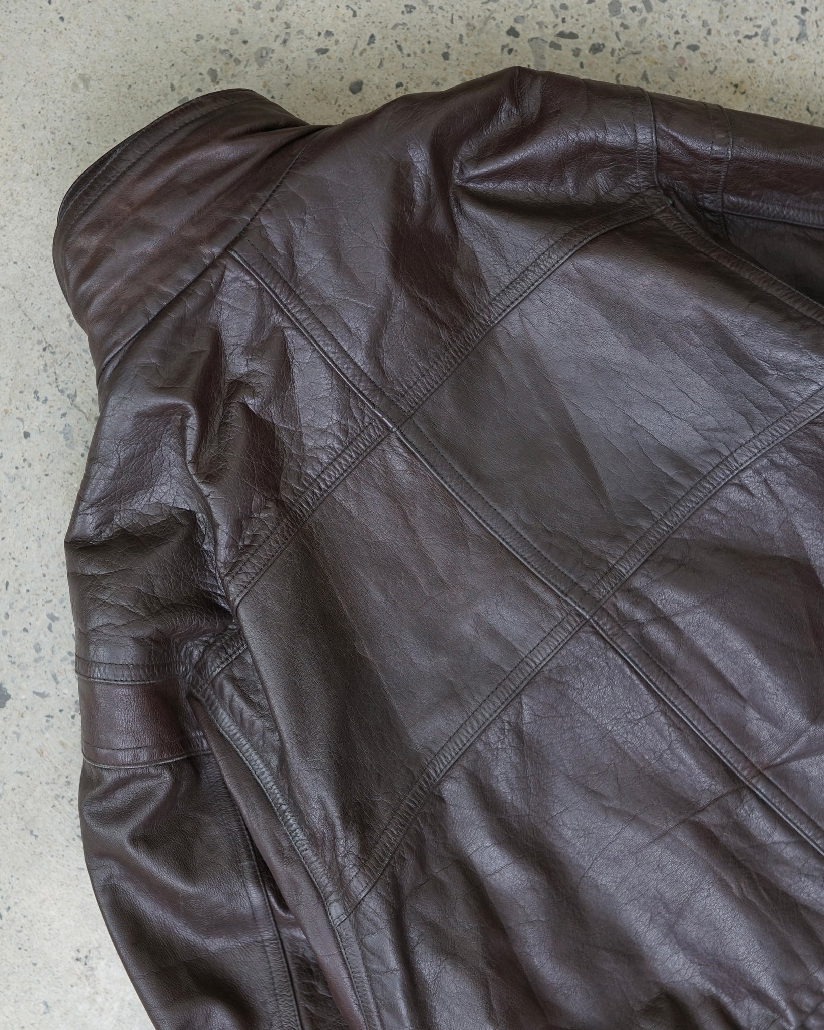 adventure bound leather jacket - large