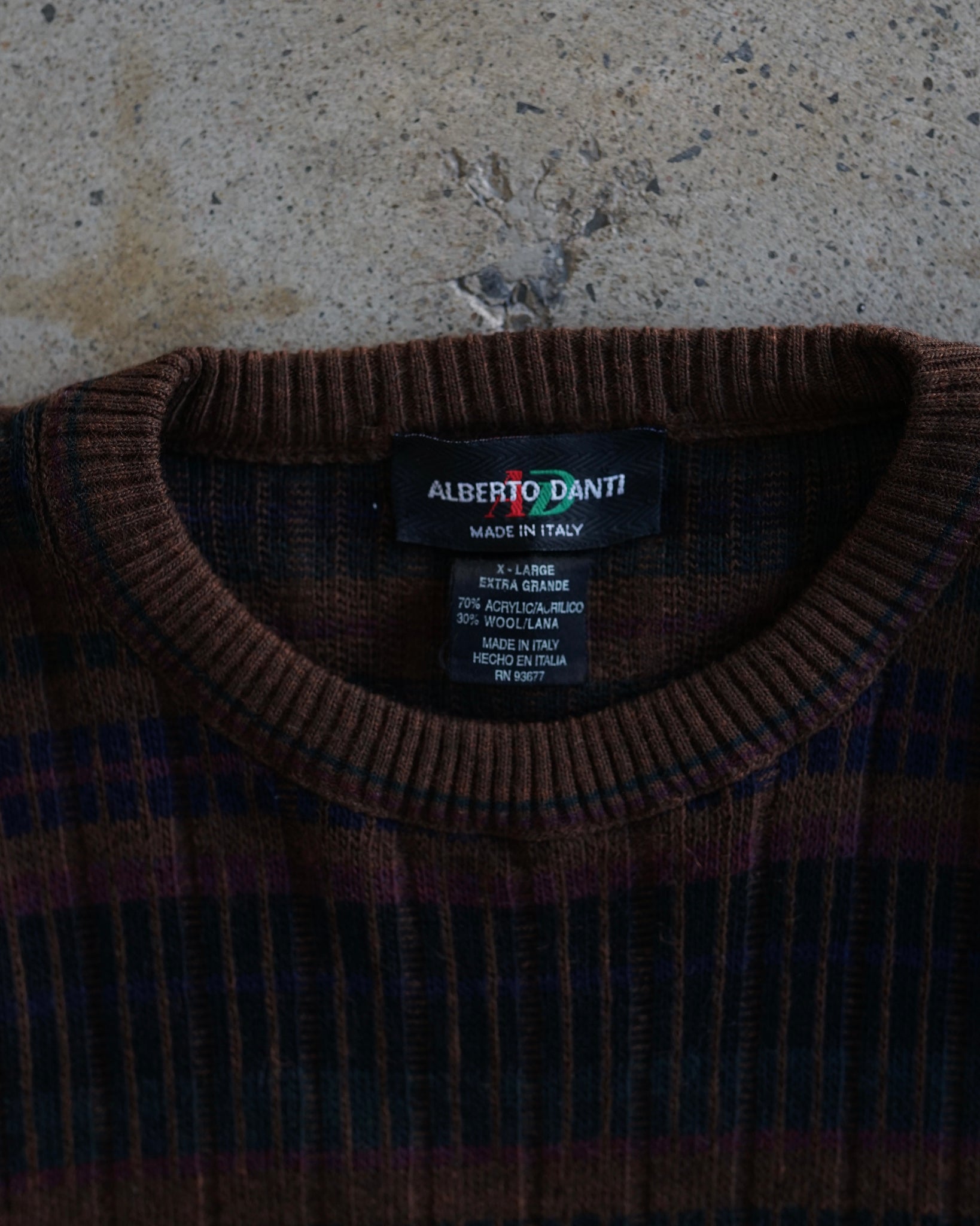 alberto danti knit sweater