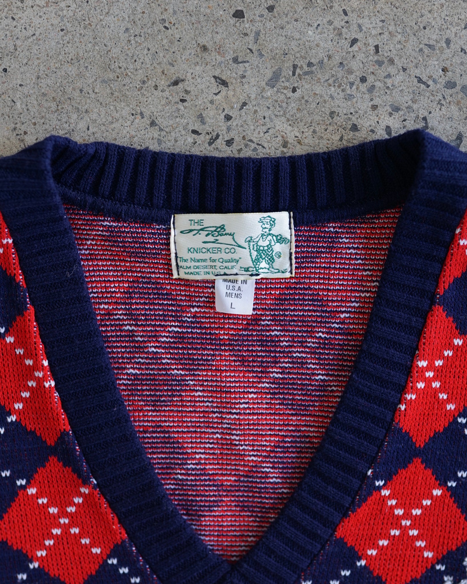 the knicker co. knit vest