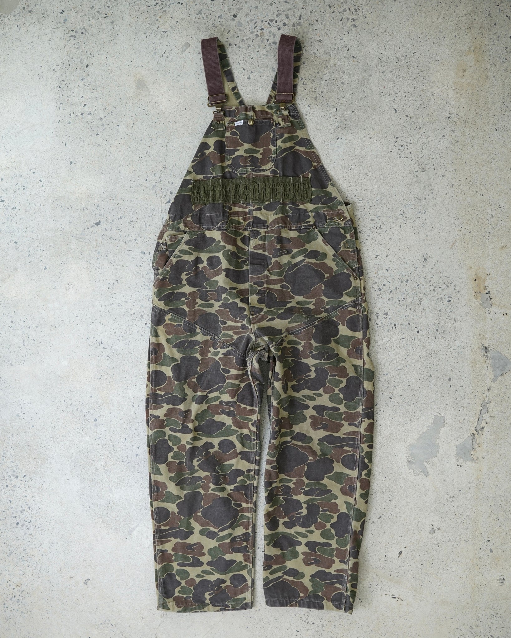 carhartt camo overalls - 34/36 regular