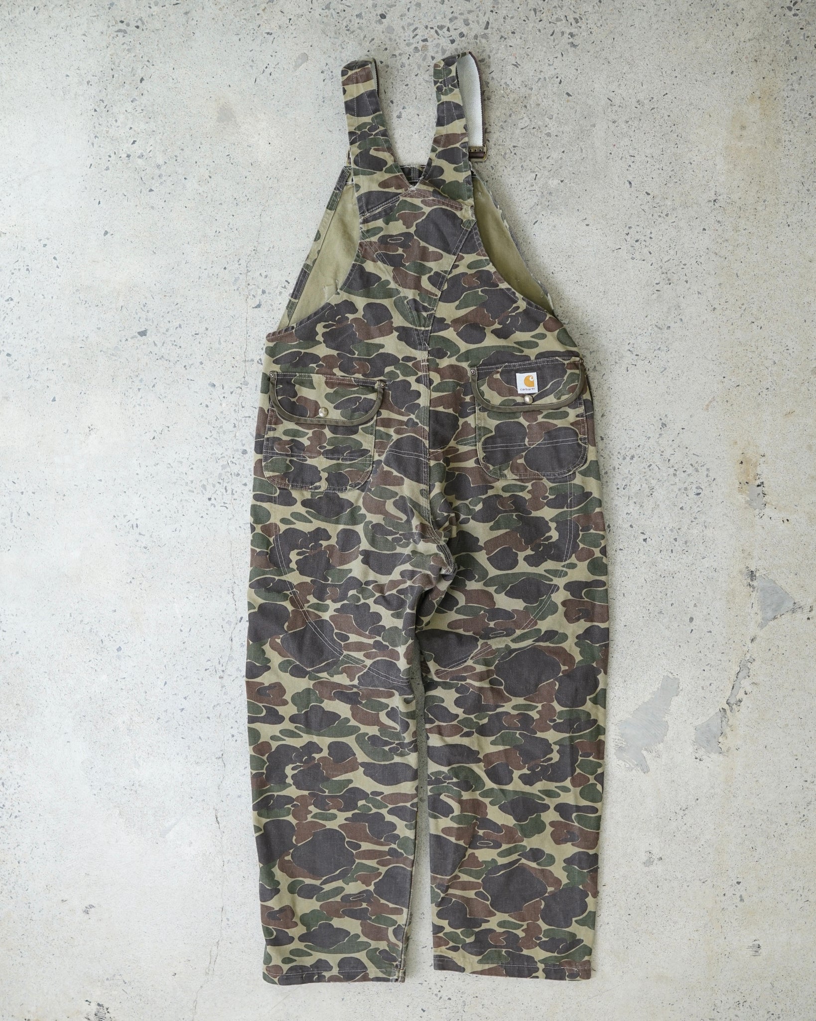 carhartt camo overalls - 34/36 regular