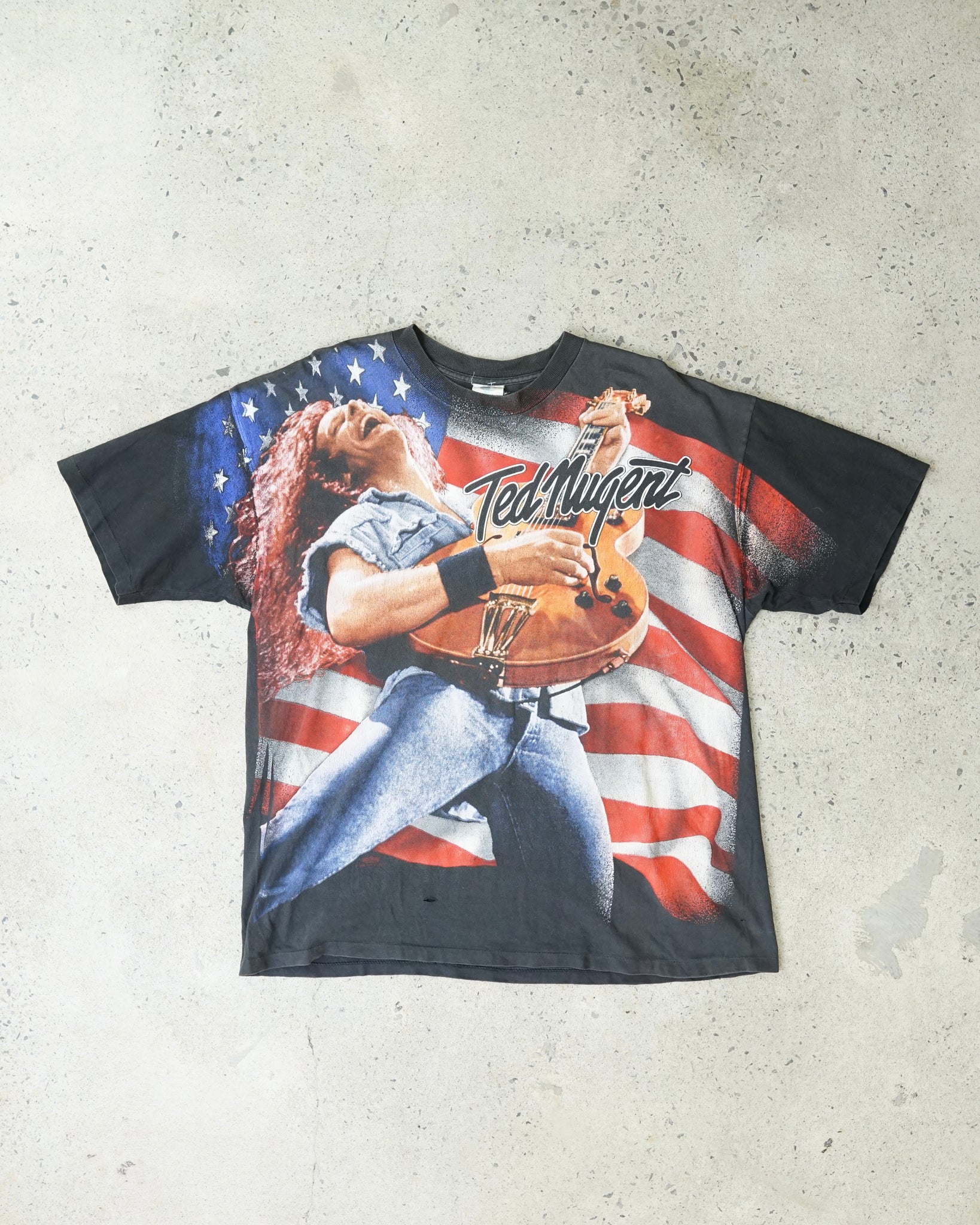 ted nugent all over print t-shirt