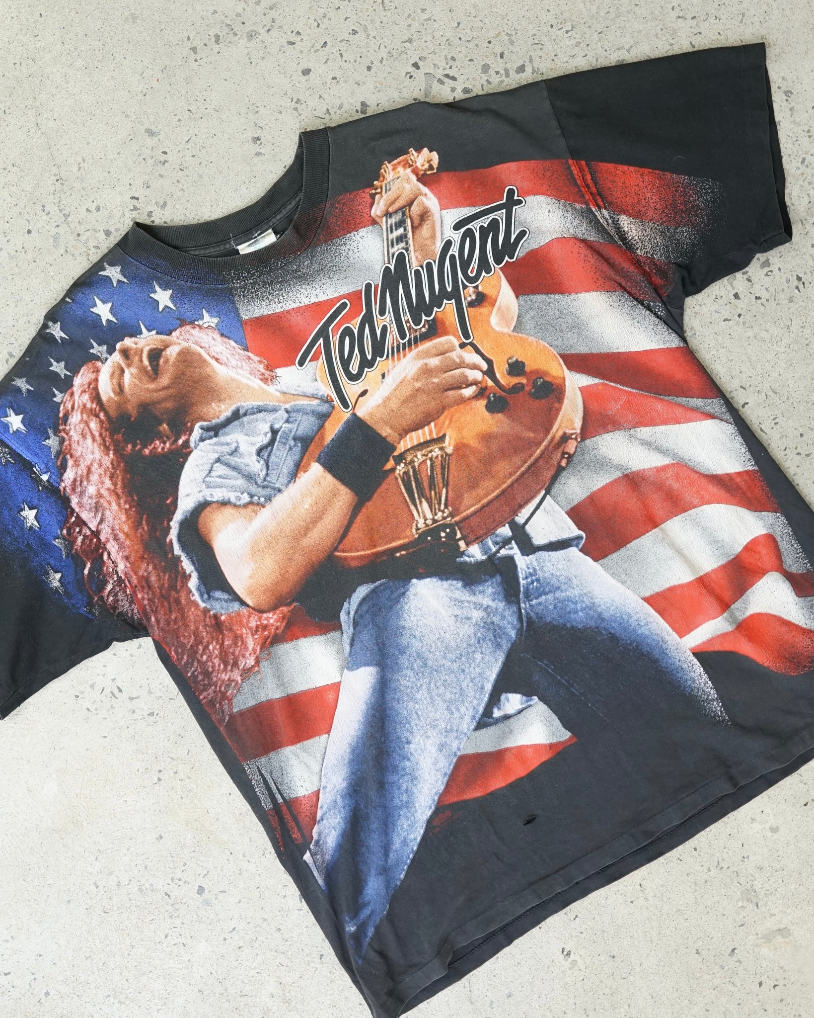 ted nugent all over print t-shirt