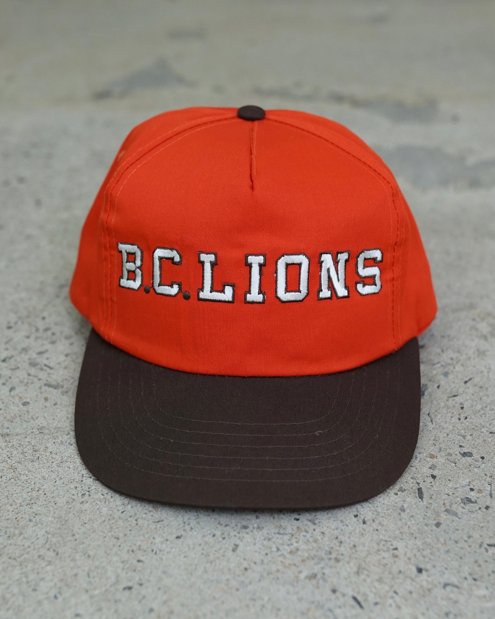 b.c. lions snapback hat