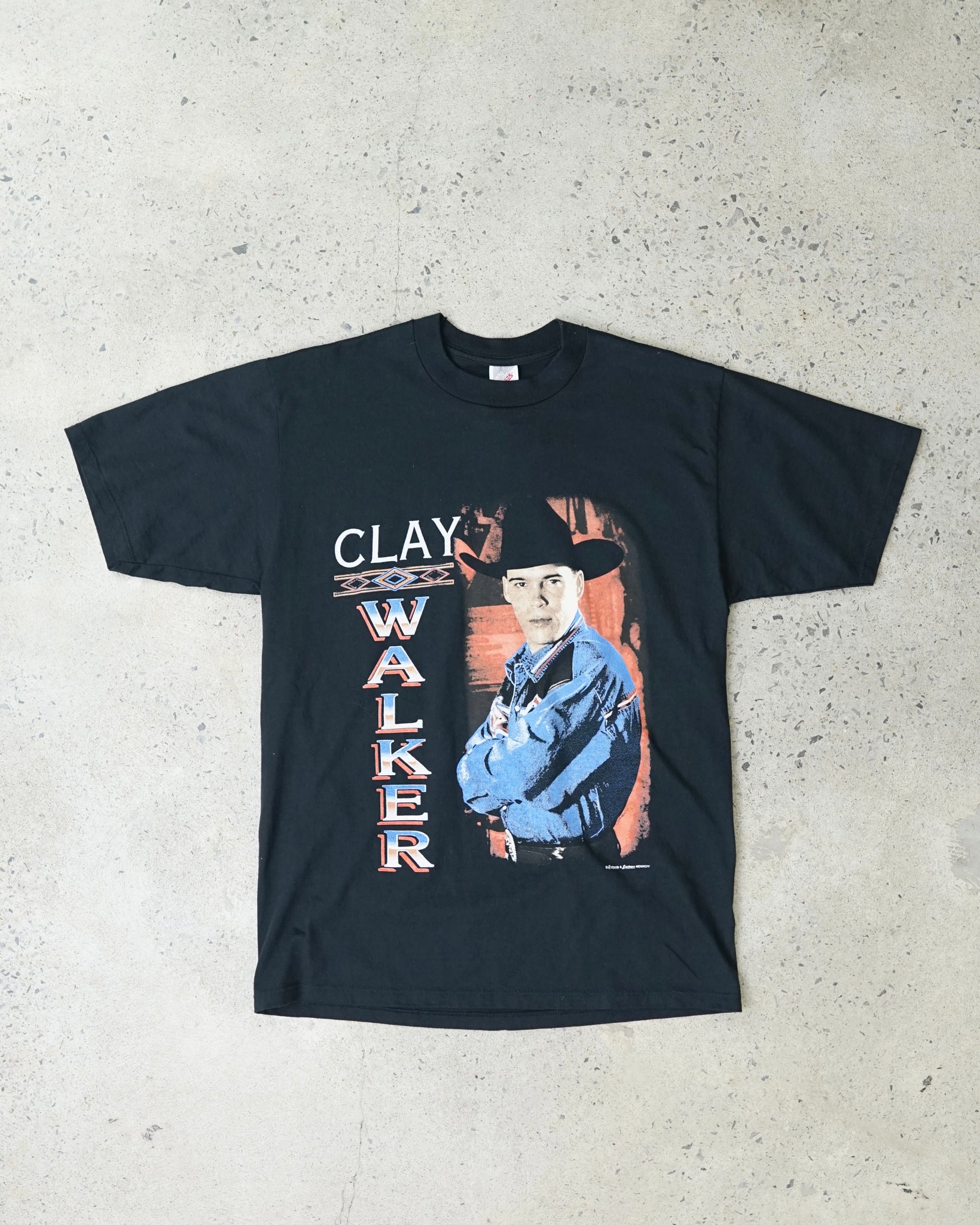 clay walker 1994 tour t-shirt