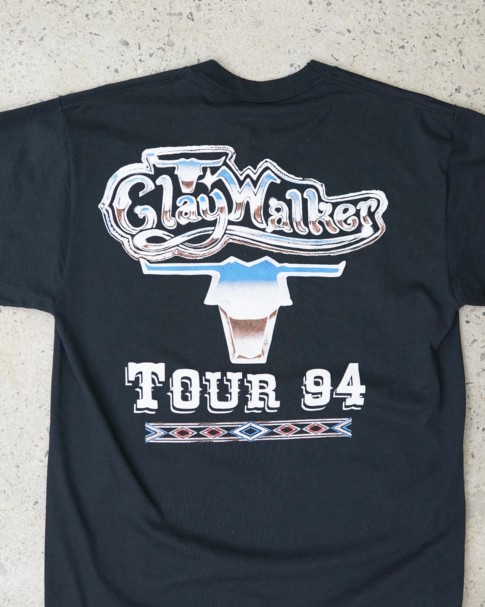 clay walker 1994 tour t-shirt