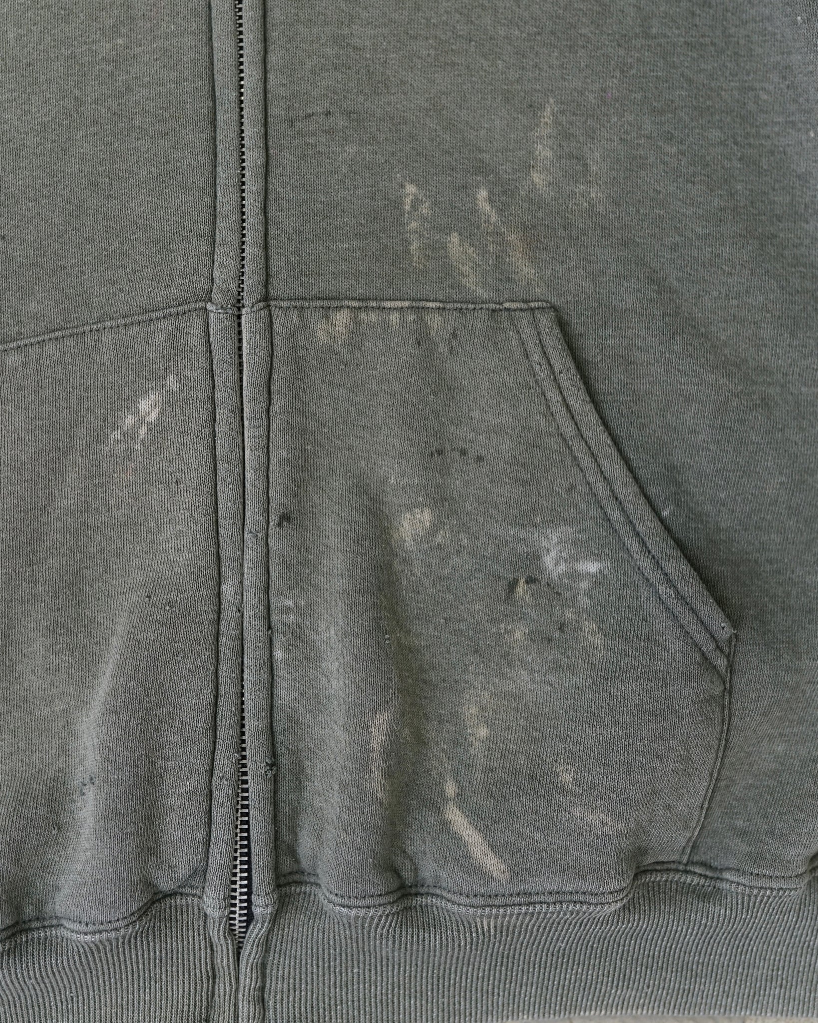 usa olympics trashed zip-up hoodie