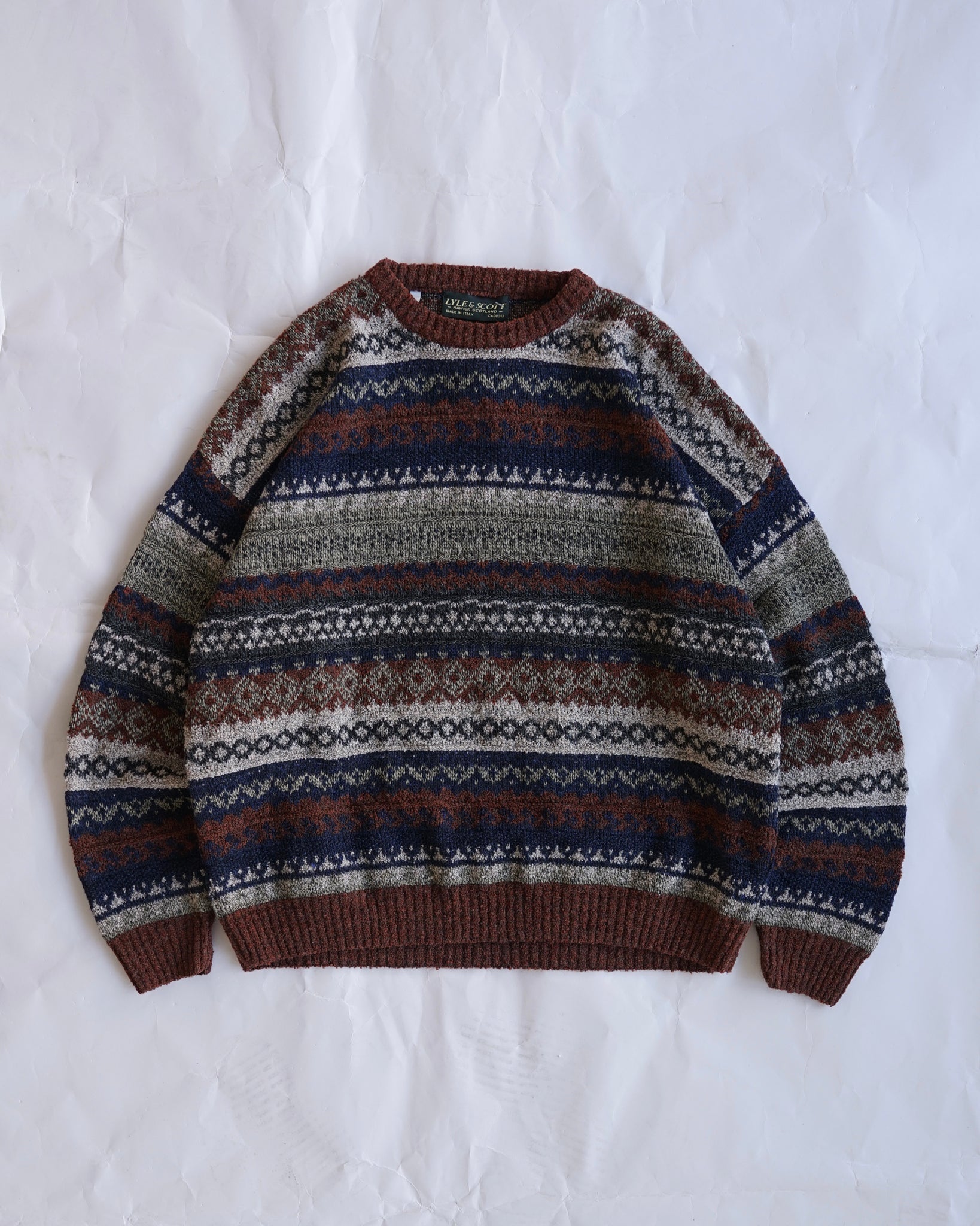 lyle & scott knit sweater