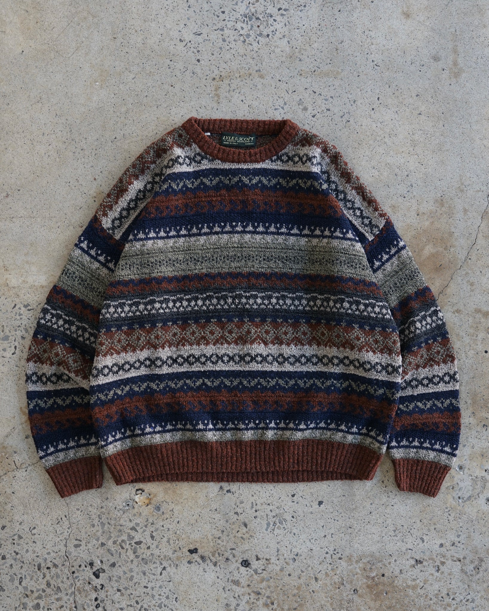 lyle & scott knit sweater