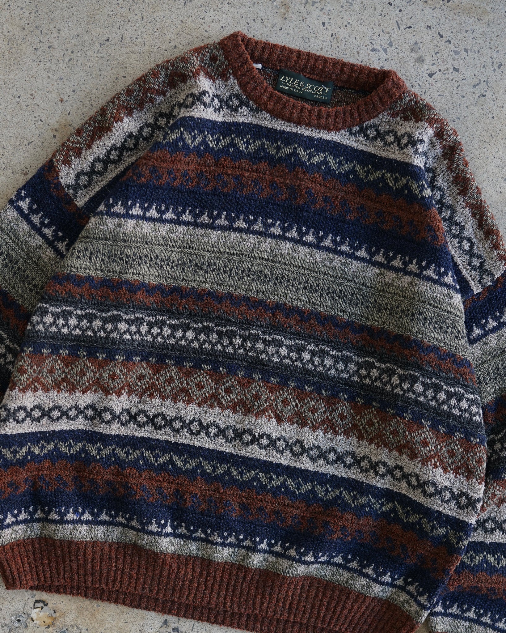 lyle & scott knit sweater