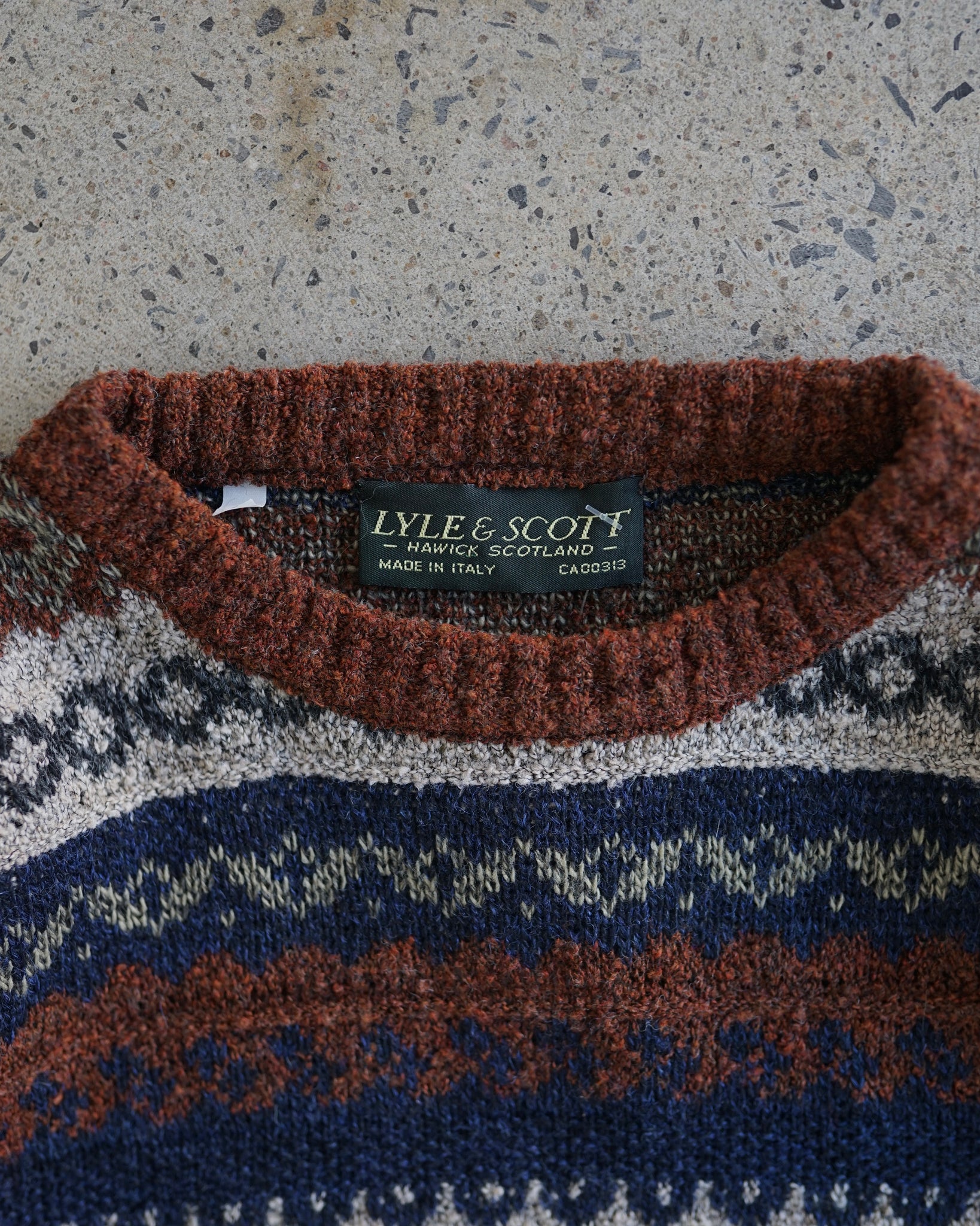 lyle & scott knit sweater