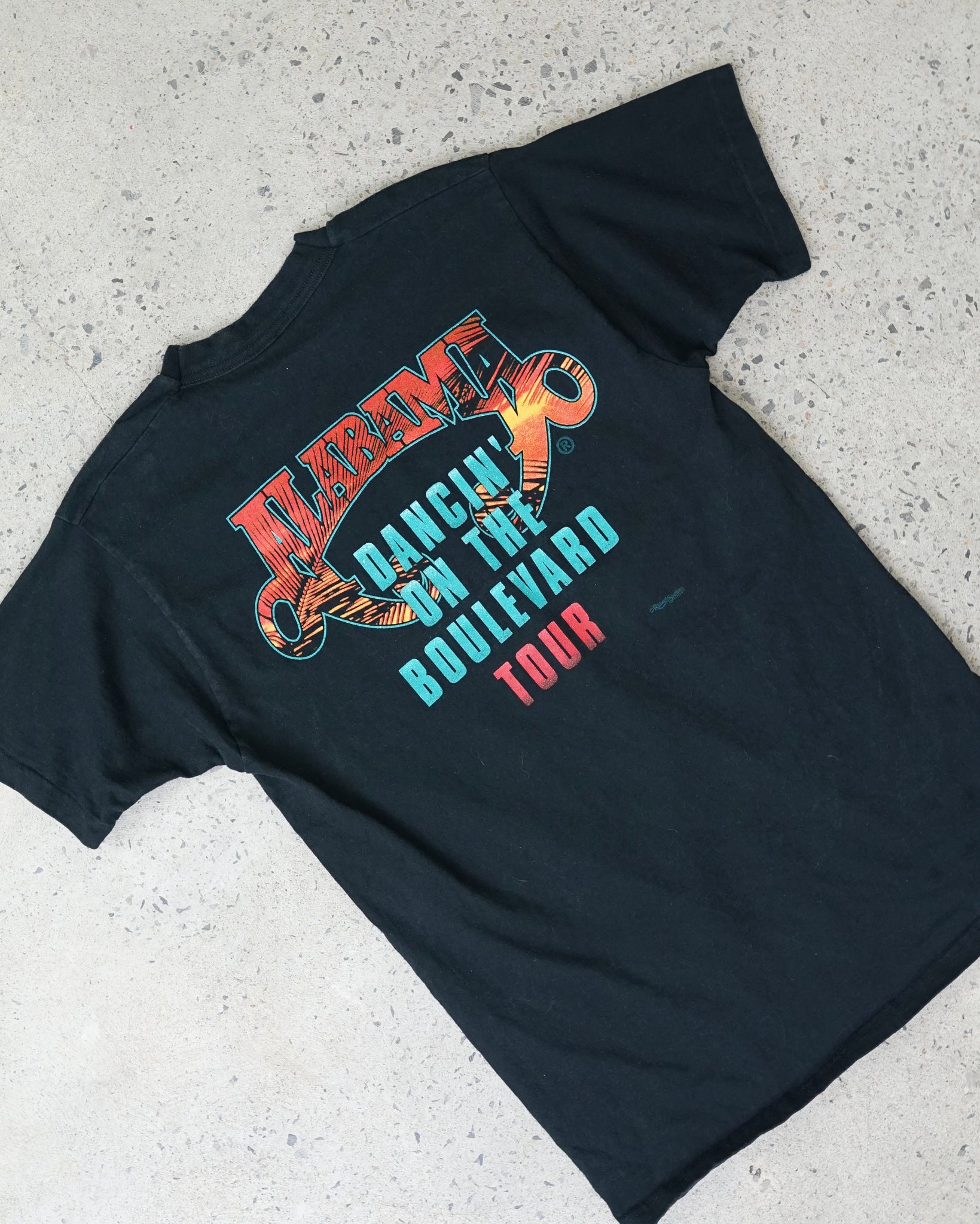 alabama dancin' on the boulevard tour t-shirt