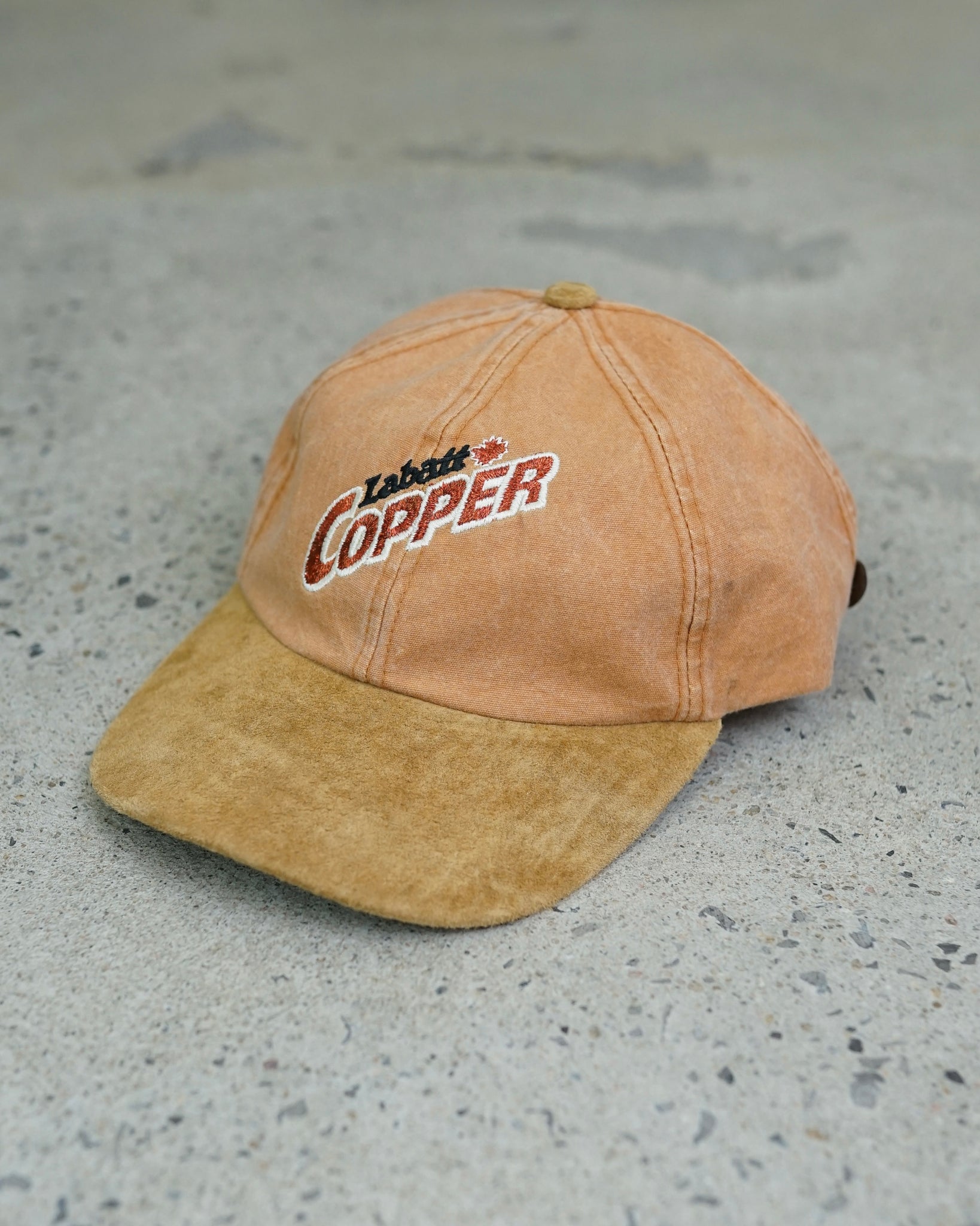 labatt copper strapback hat