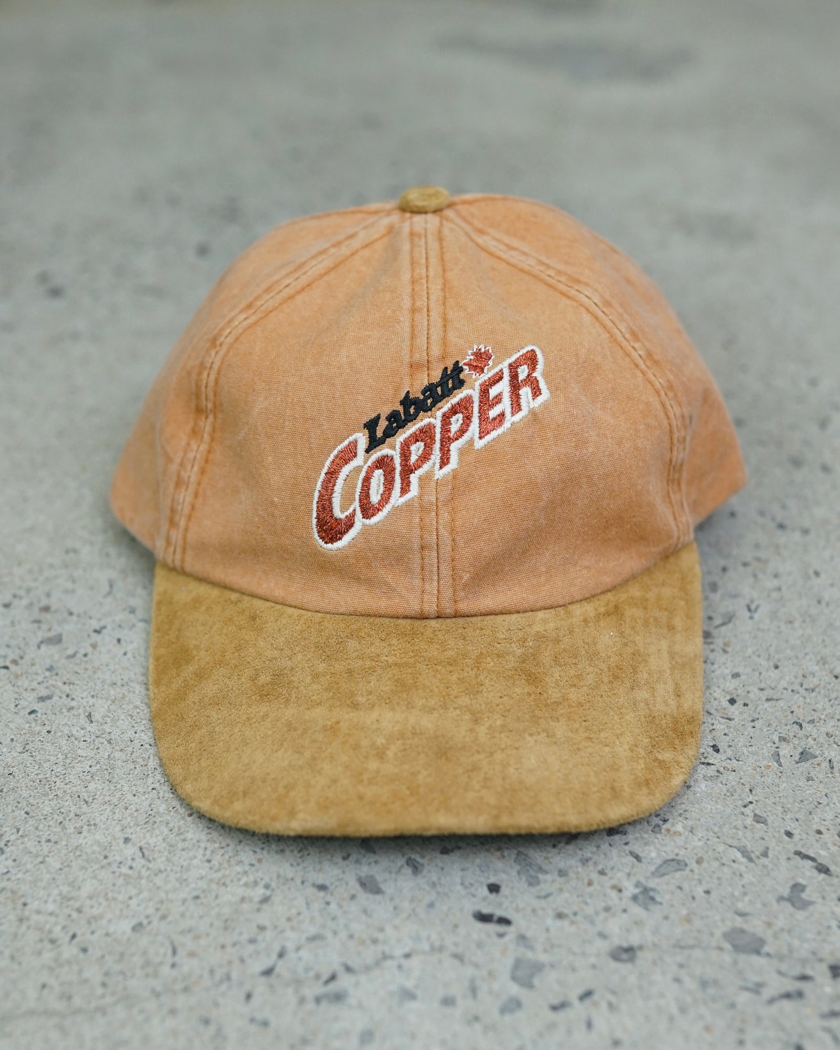 labatt copper strapback hat