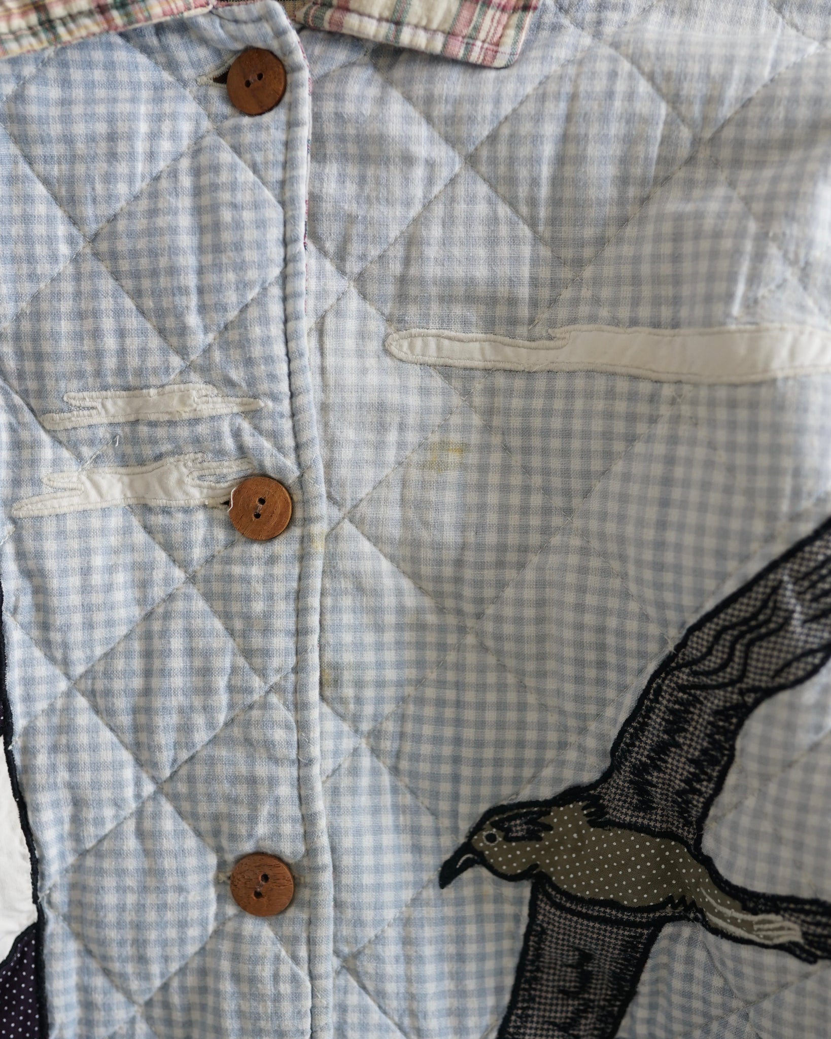 patch magic embroidered reversible jacket