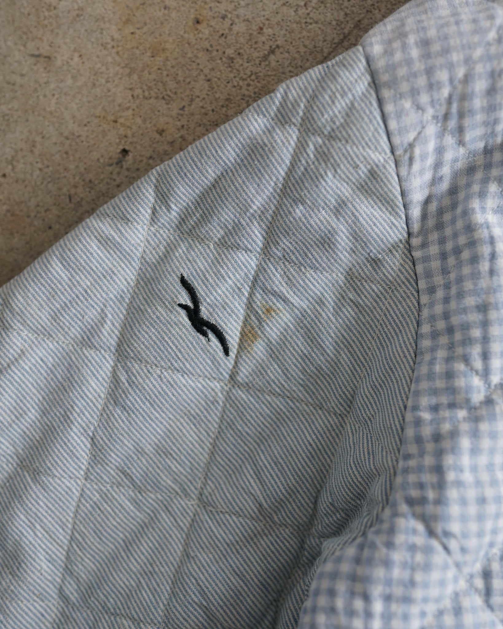 patch magic embroidered reversible jacket