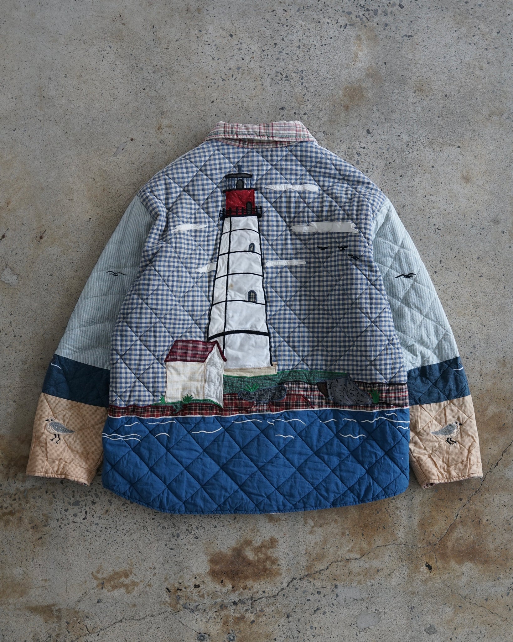 patch magic embroidered reversible jacket