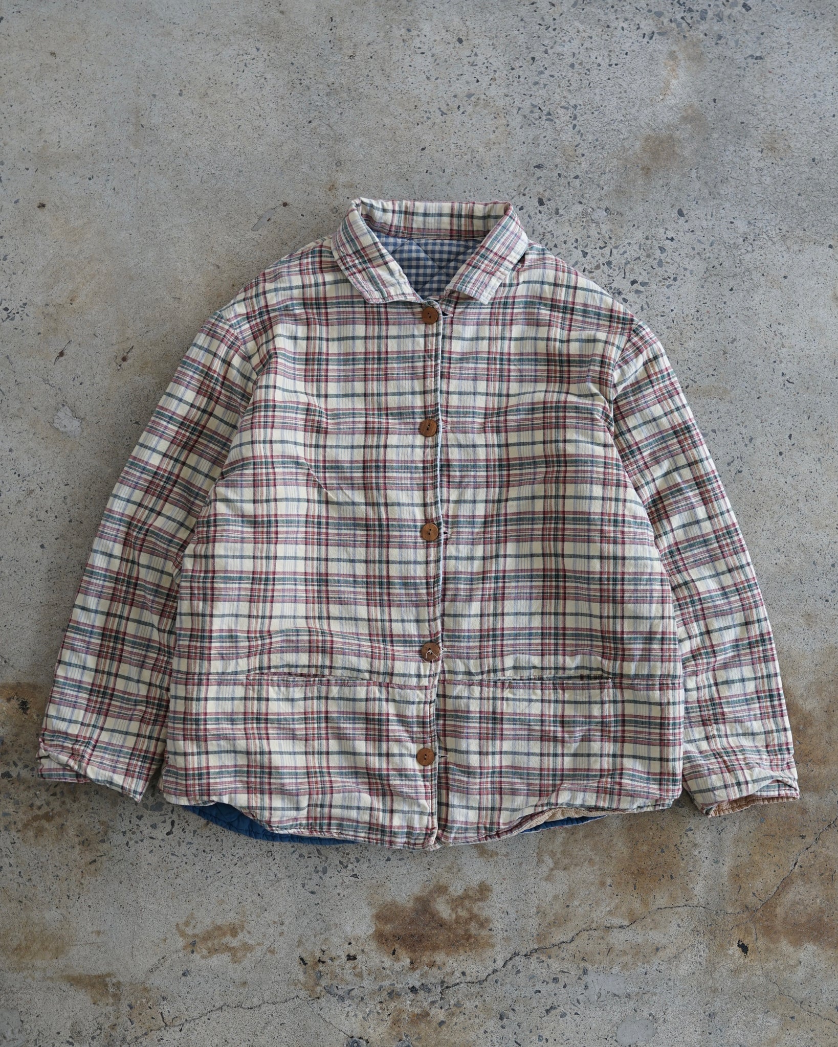 patch magic embroidered reversible jacket