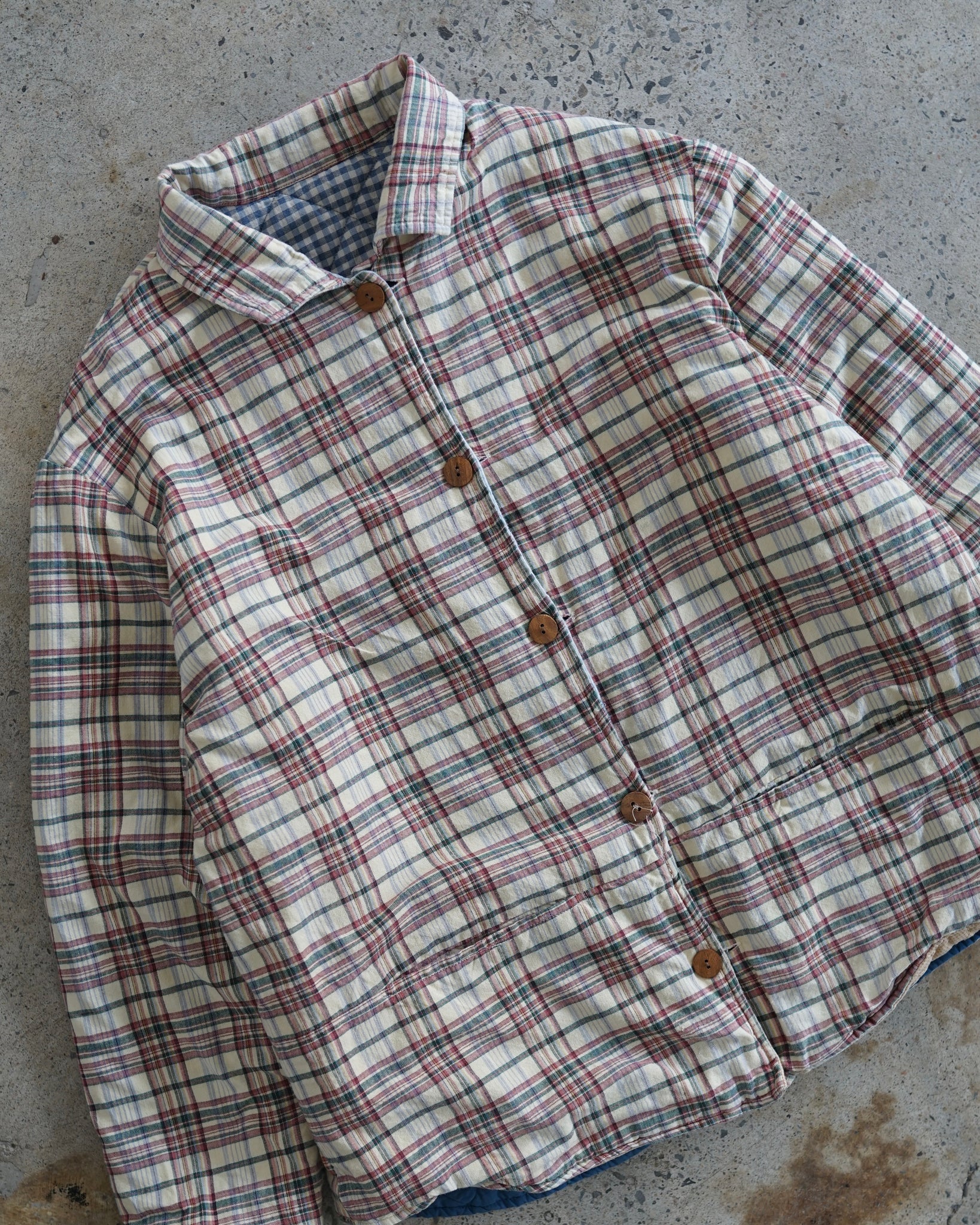 patch magic embroidered reversible jacket