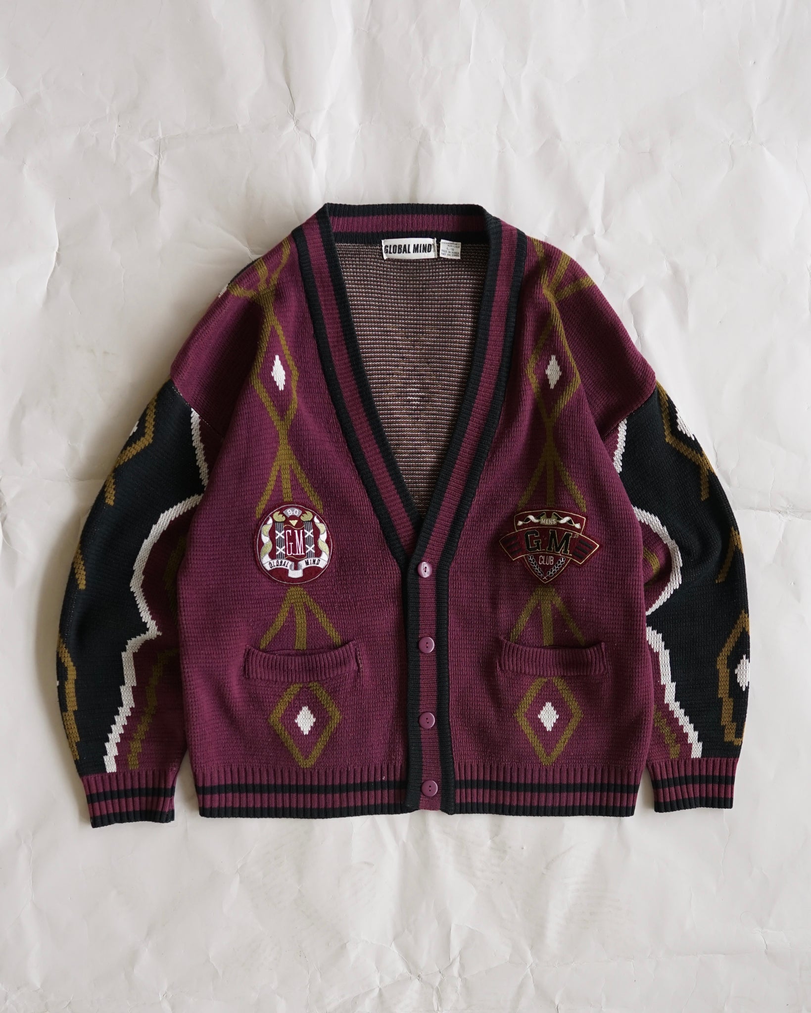 global mind knit cardigan