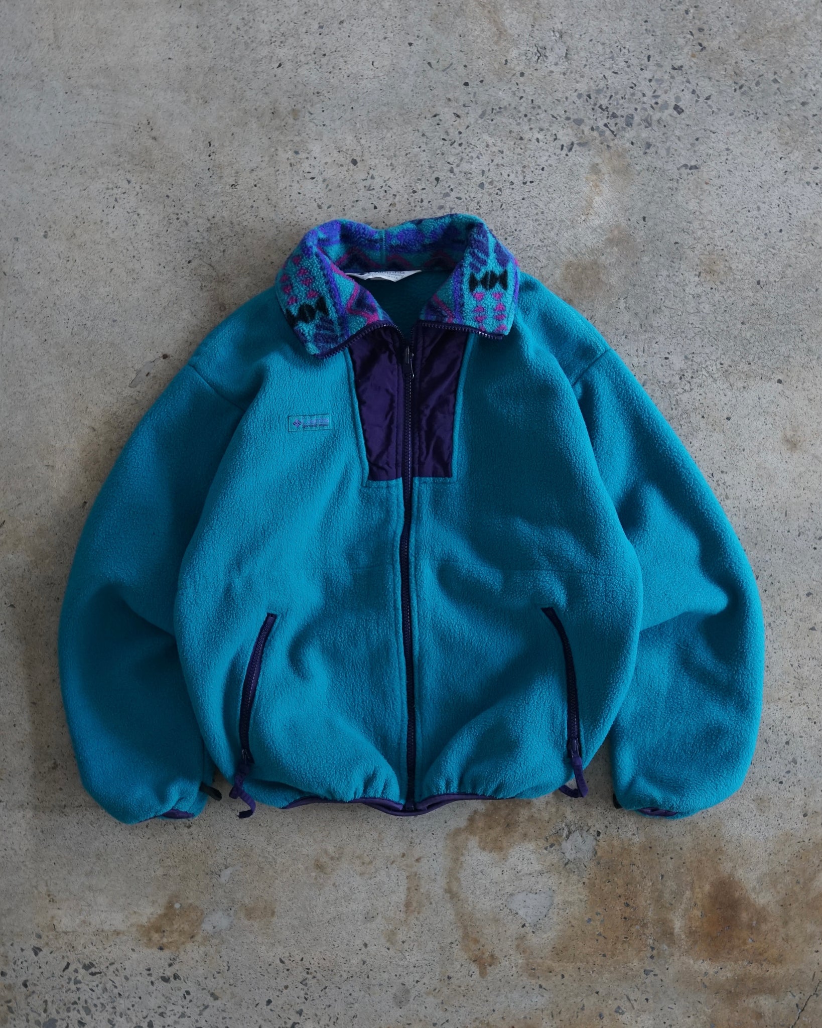 columbia zip-up fleece