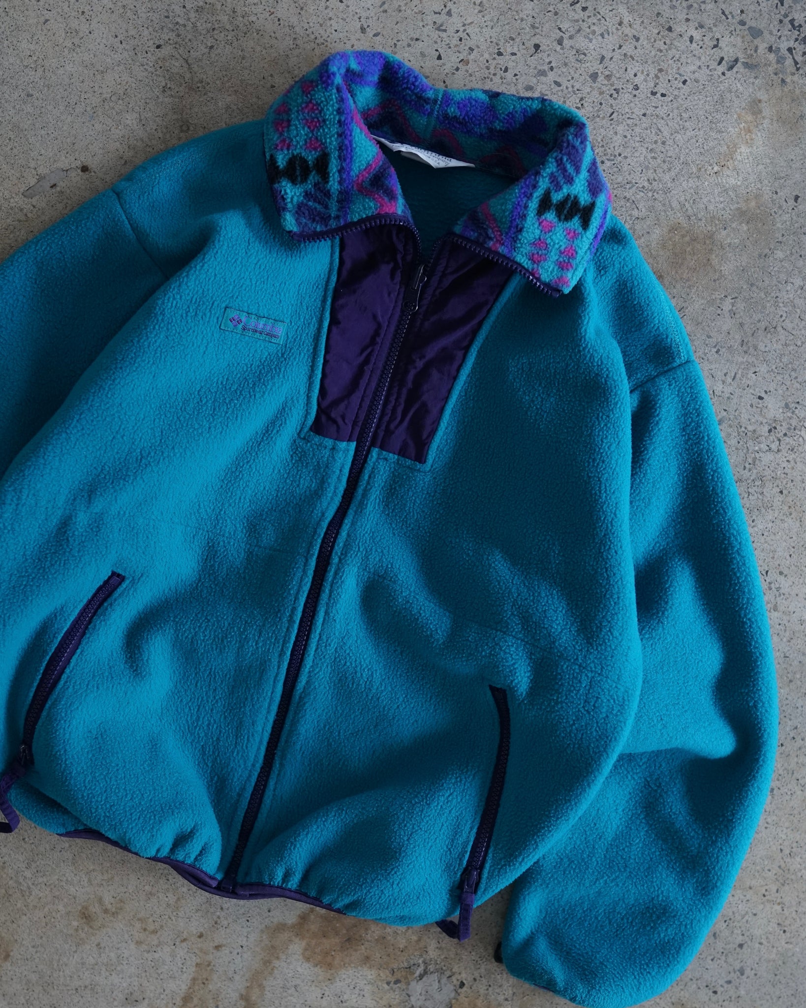 columbia zip-up fleece