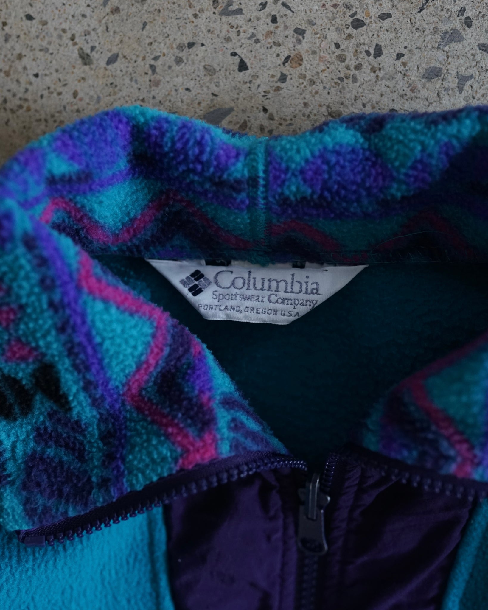 columbia zip-up fleece