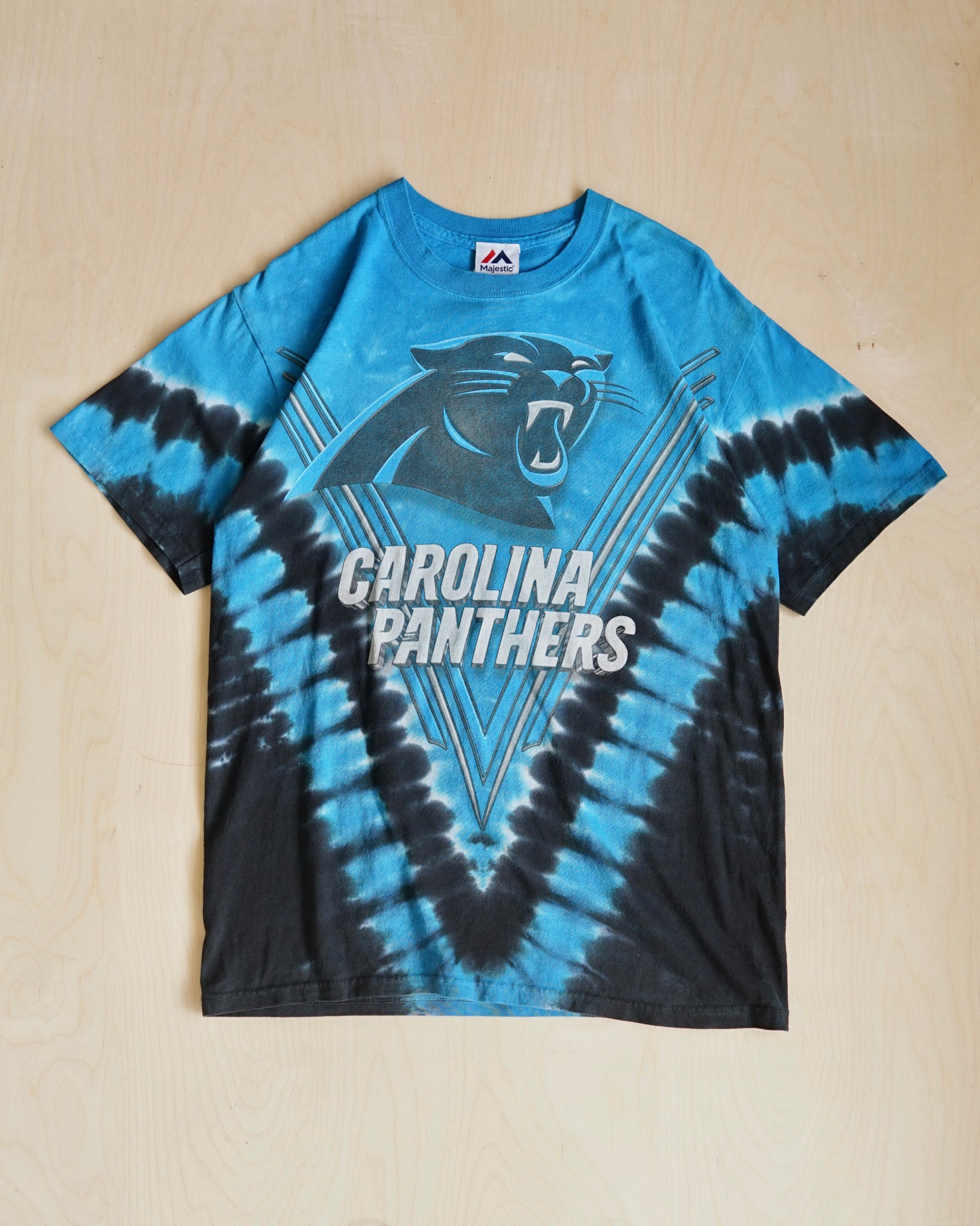carolina panthers football nfl tie dye t-shirt