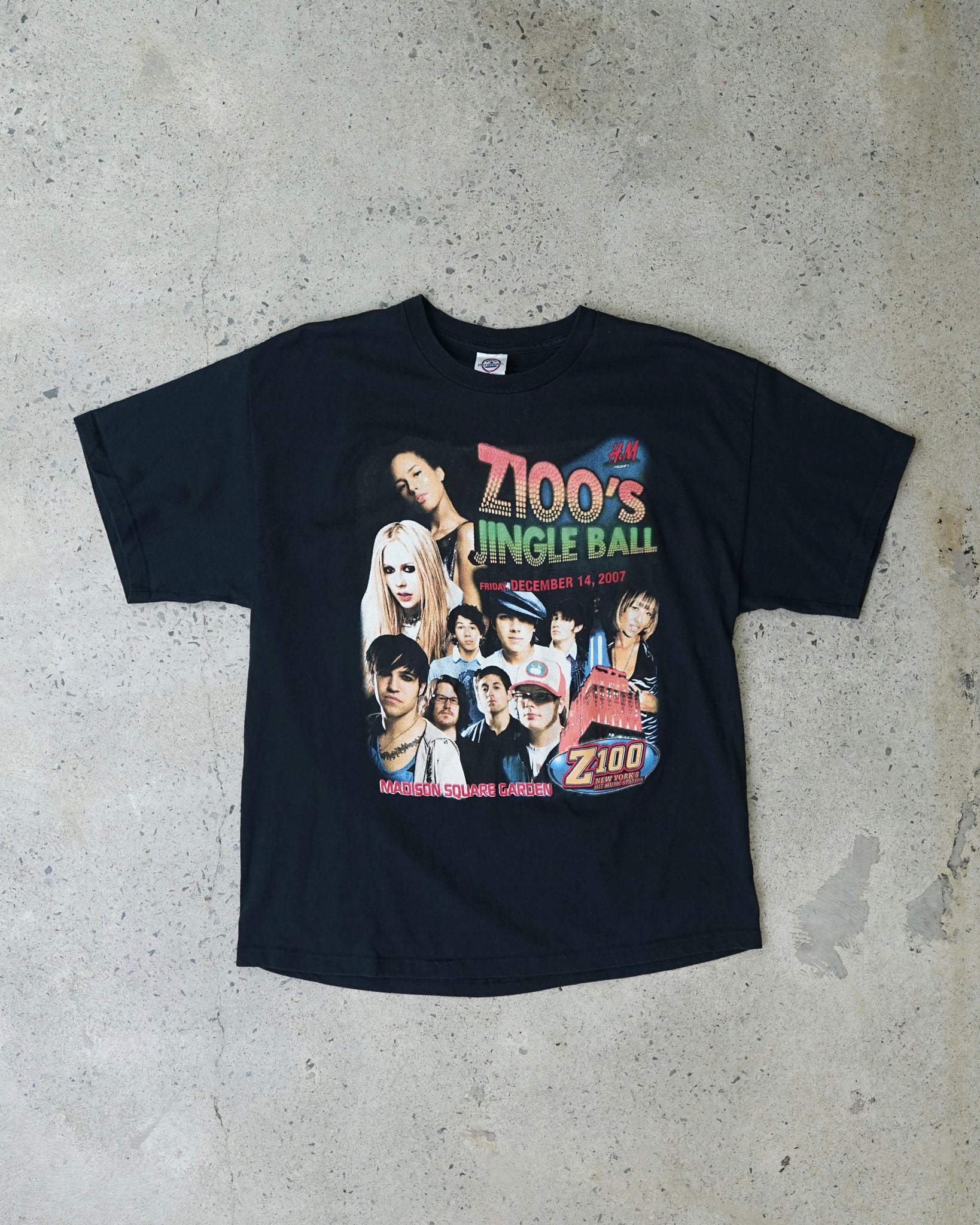 z100's jingle ball new york 2007 t-shirt