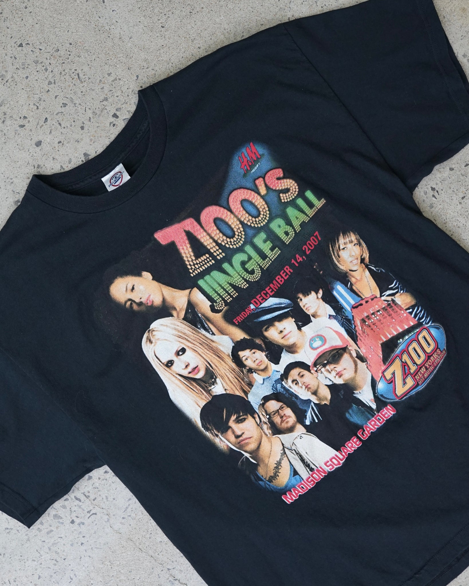 z100's jingle ball new york 2007 t-shirt