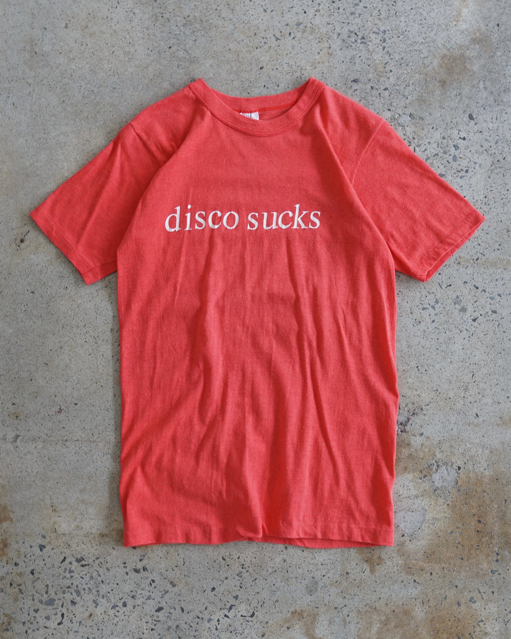 "disco sucks" t-shirt