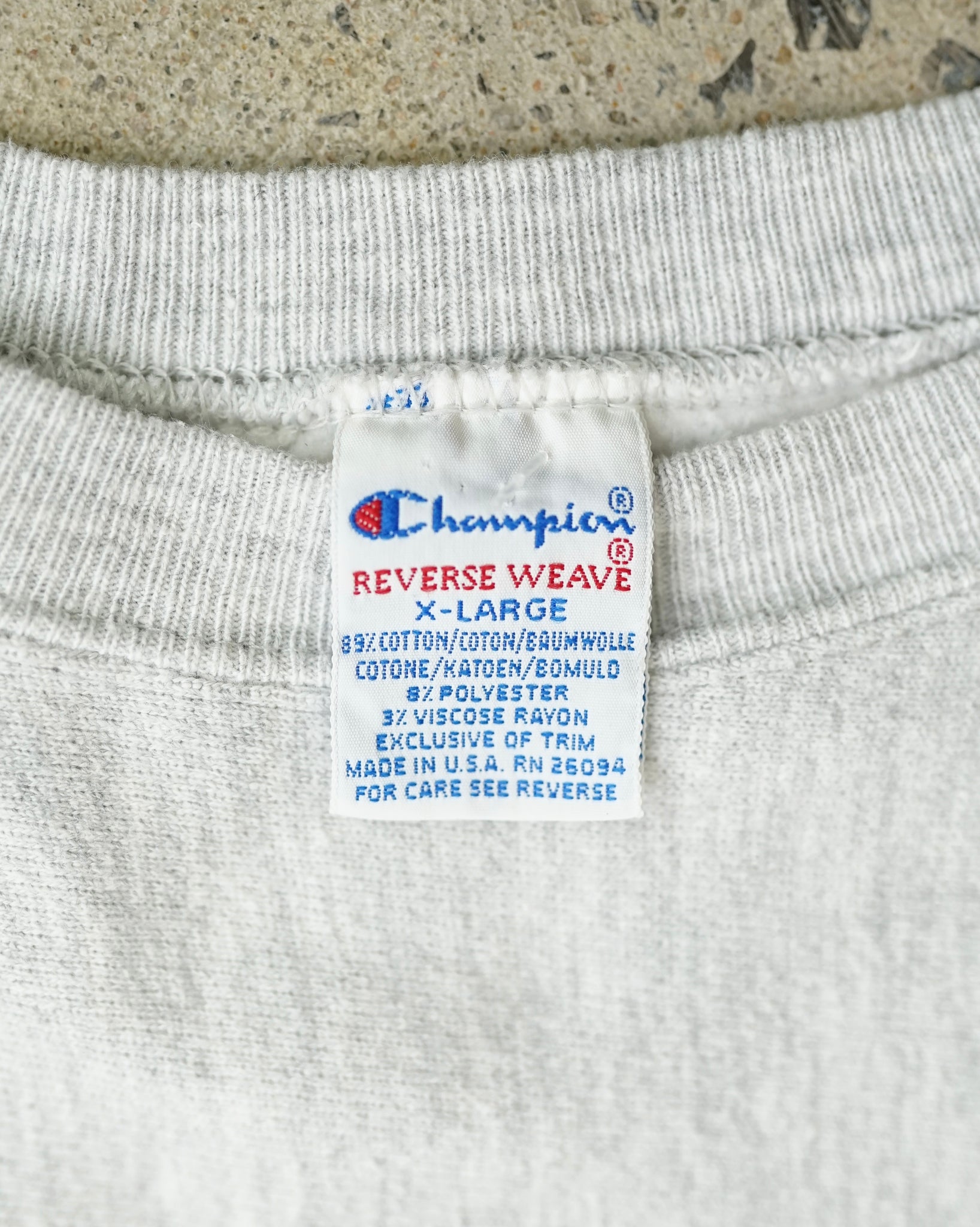 bristol colts champion reverse weave crewneck - large