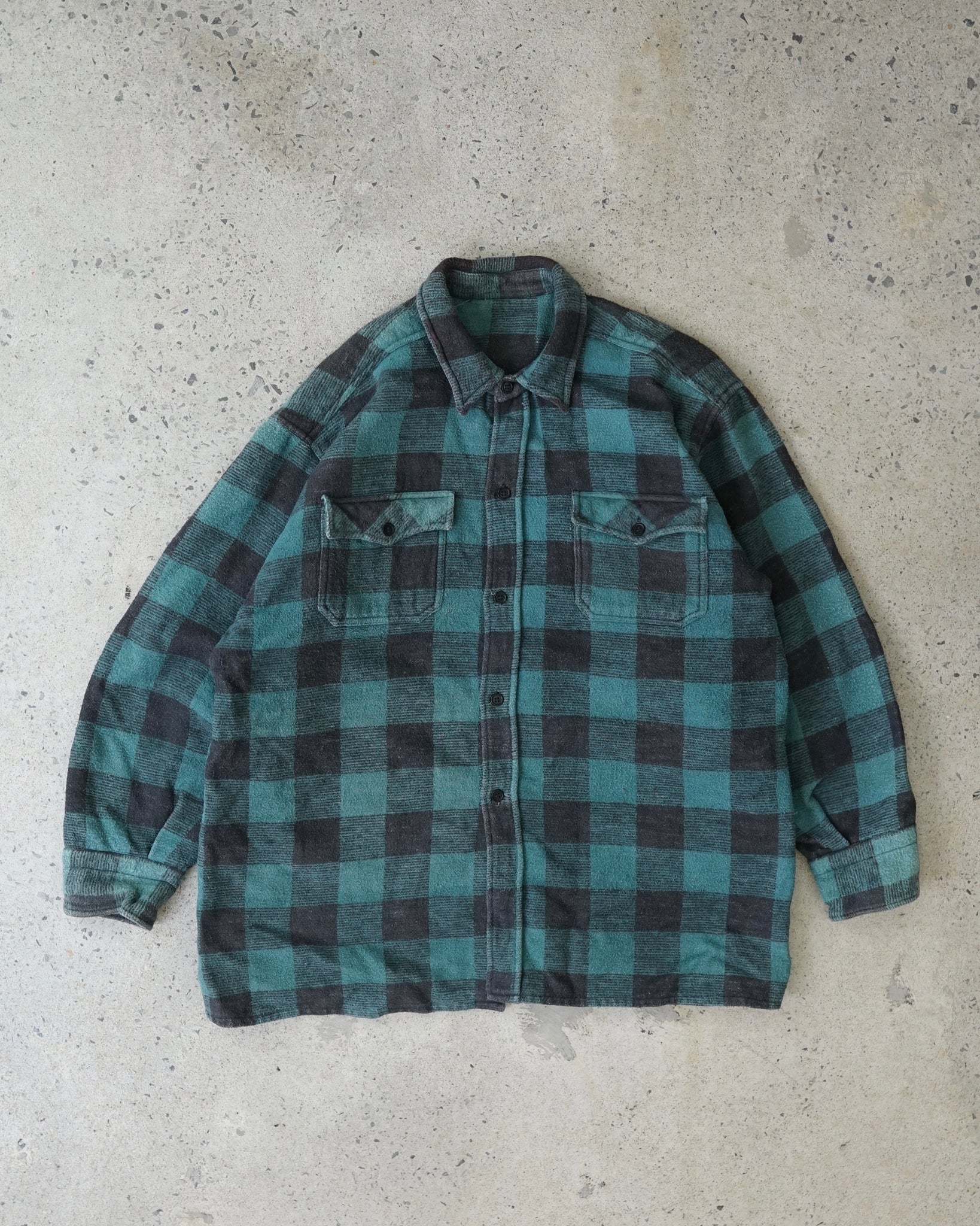 vintage button-up flannel