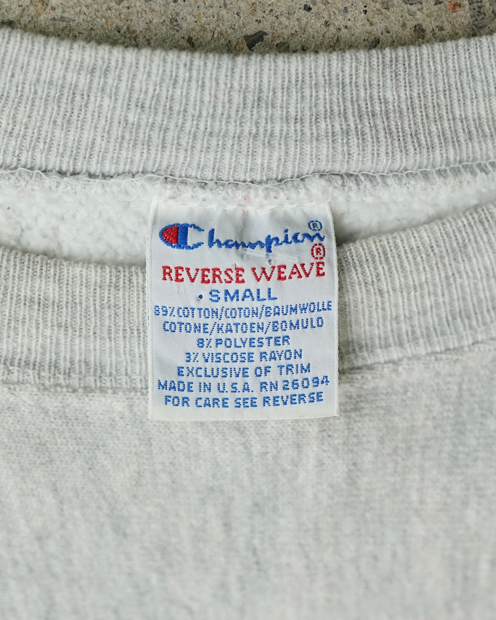 dickinson champion reverse weave crewneck - small