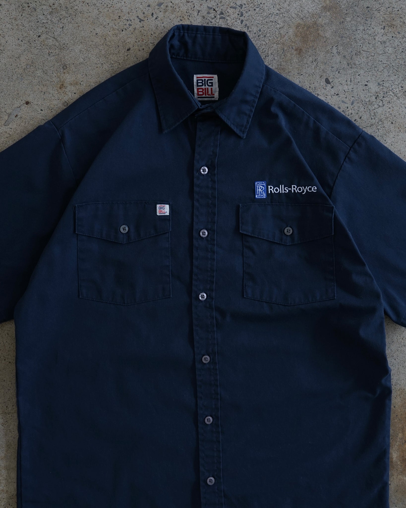 rolls royce big bill button-up shirt