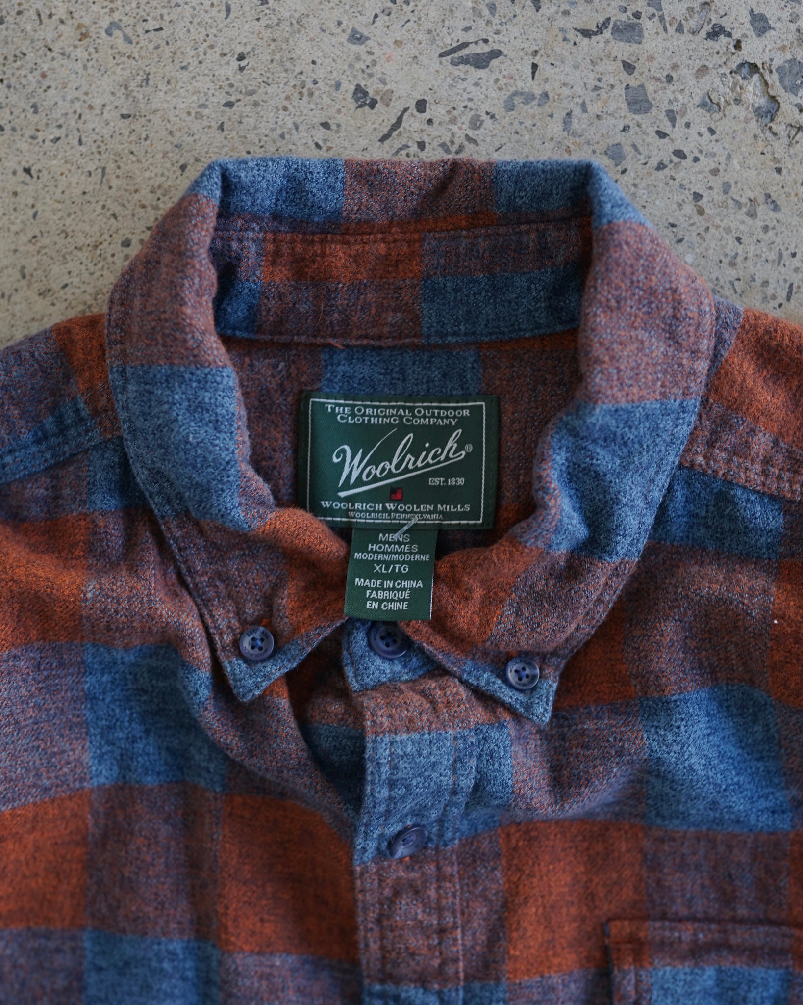 woolrich button-up flannel