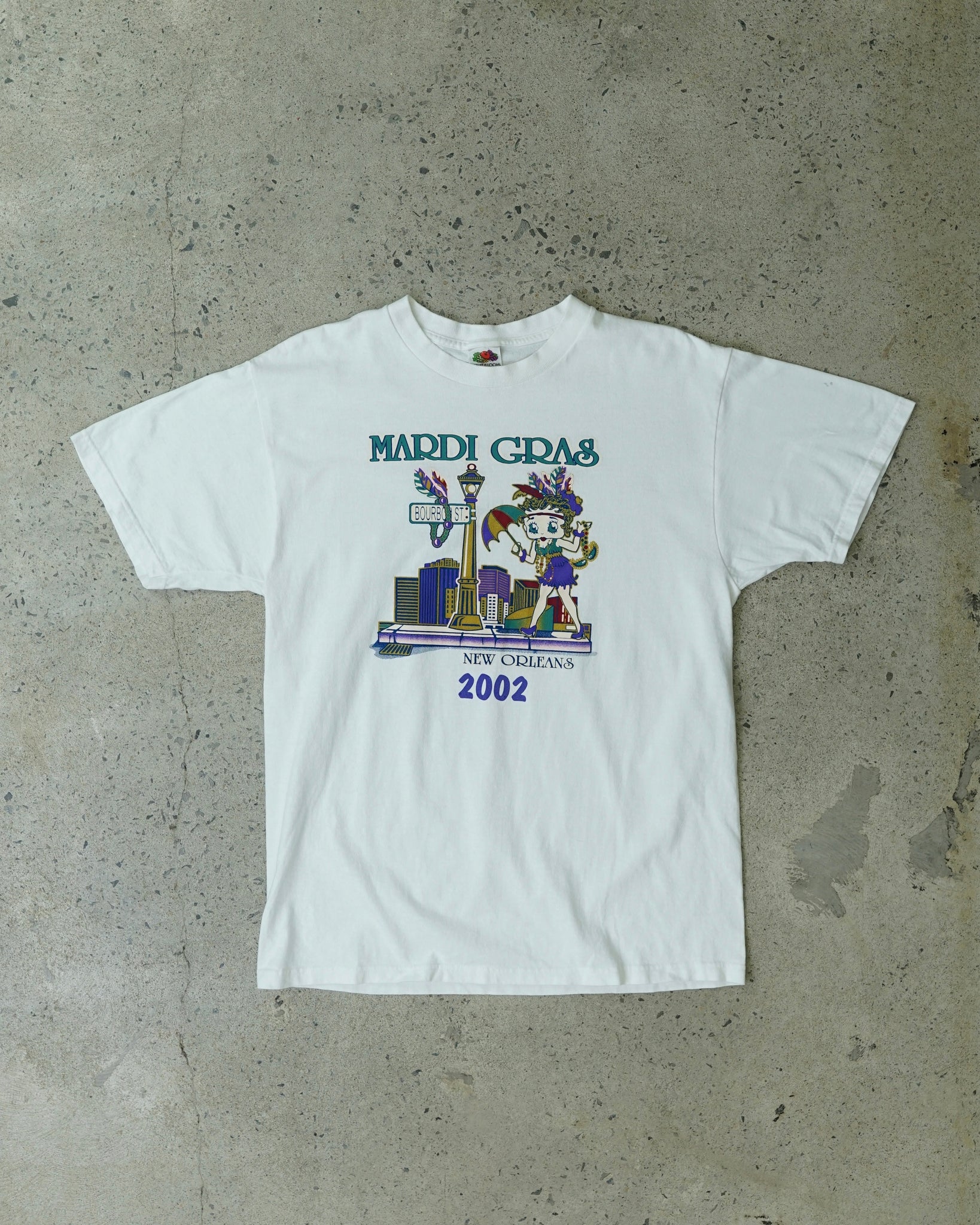 betty boop mardi gras 2002 t-shirt