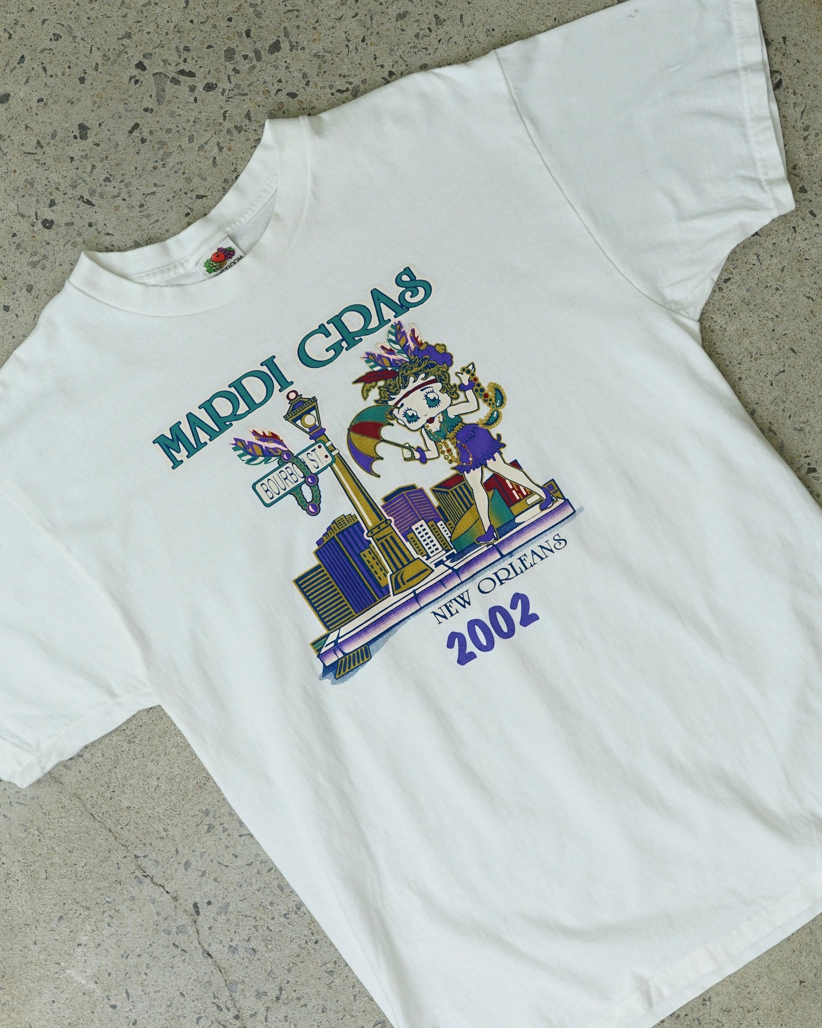 betty boop mardi gras 2002 t-shirt