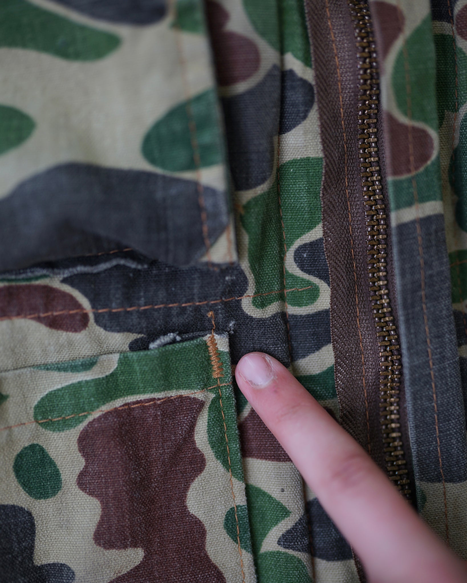 camo hunting jacket - medium