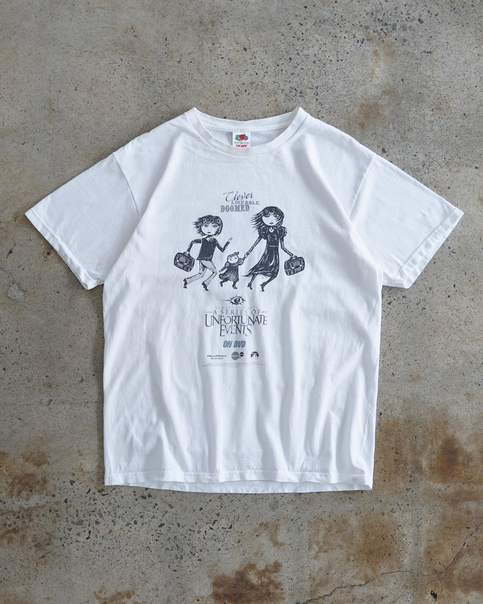 a series of unfortunate events blockbuster 2004 t-shirt