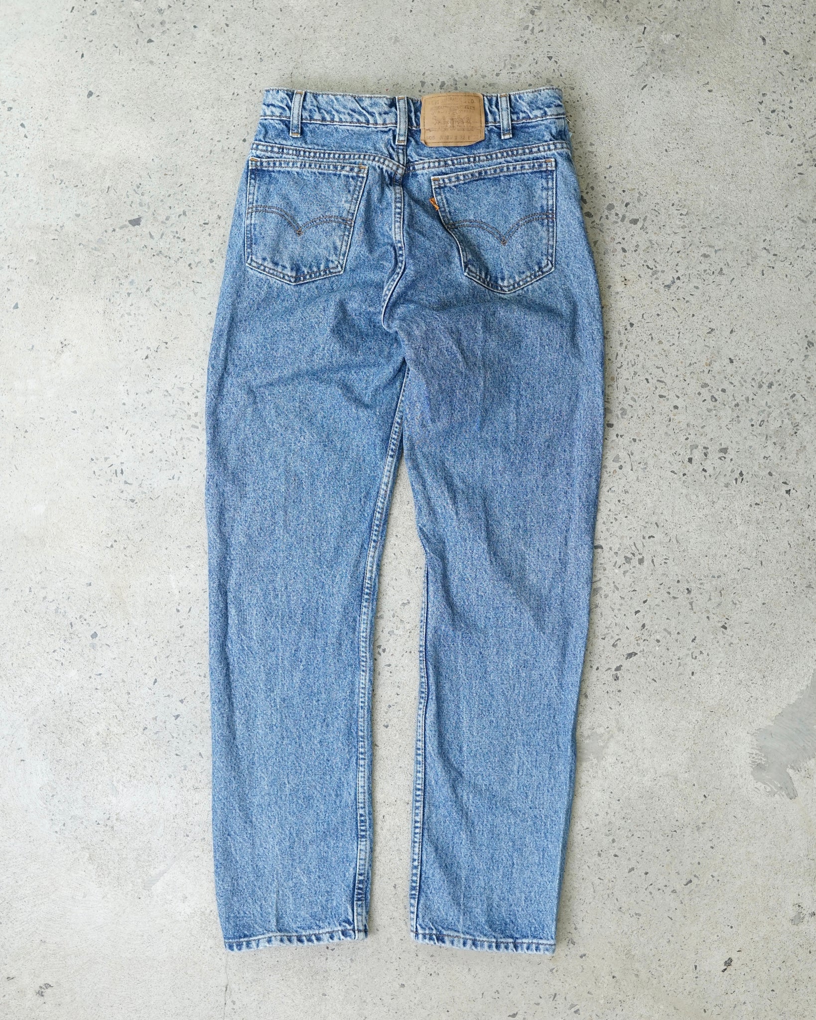 levi's 505 orange tab jeans