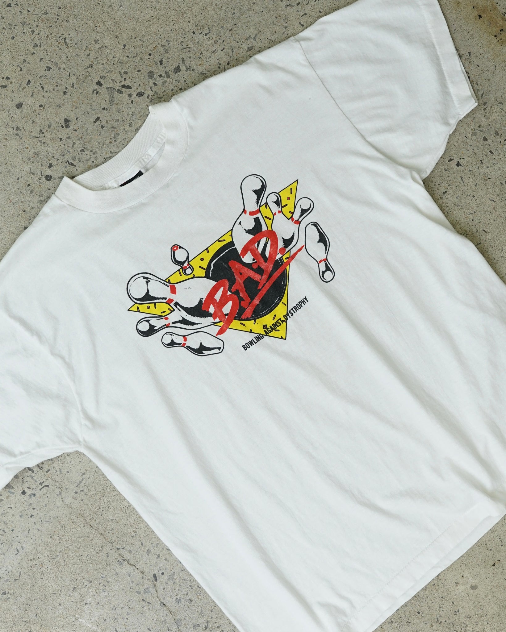 bowling against distrophy t-shirt