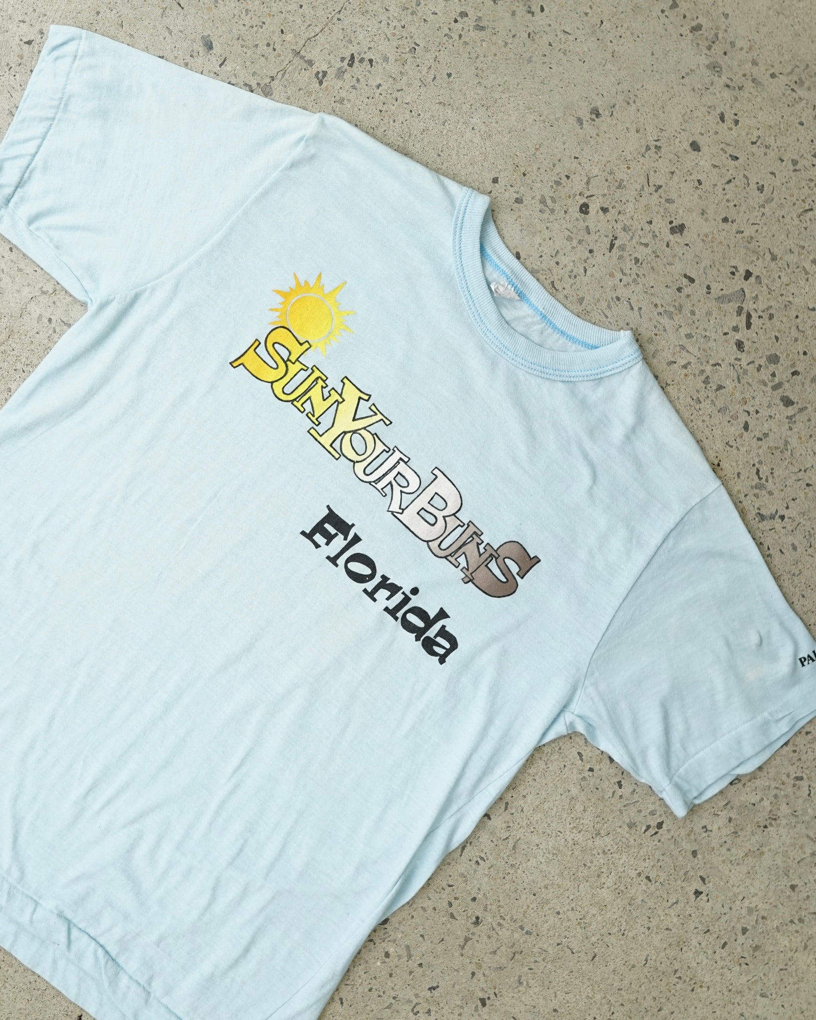 sun your buns florida t-shirt