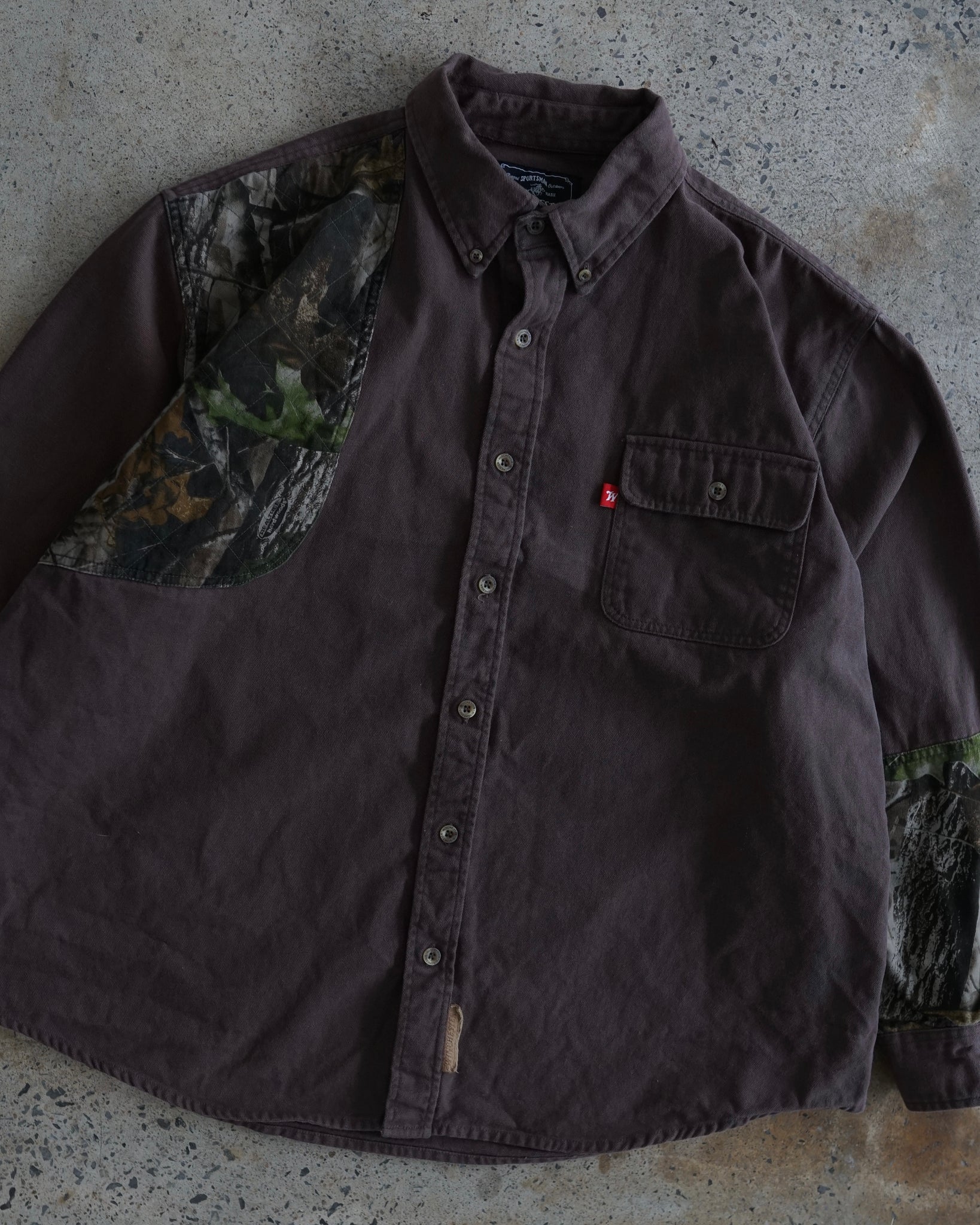 winchester realtree camo button-up shirt