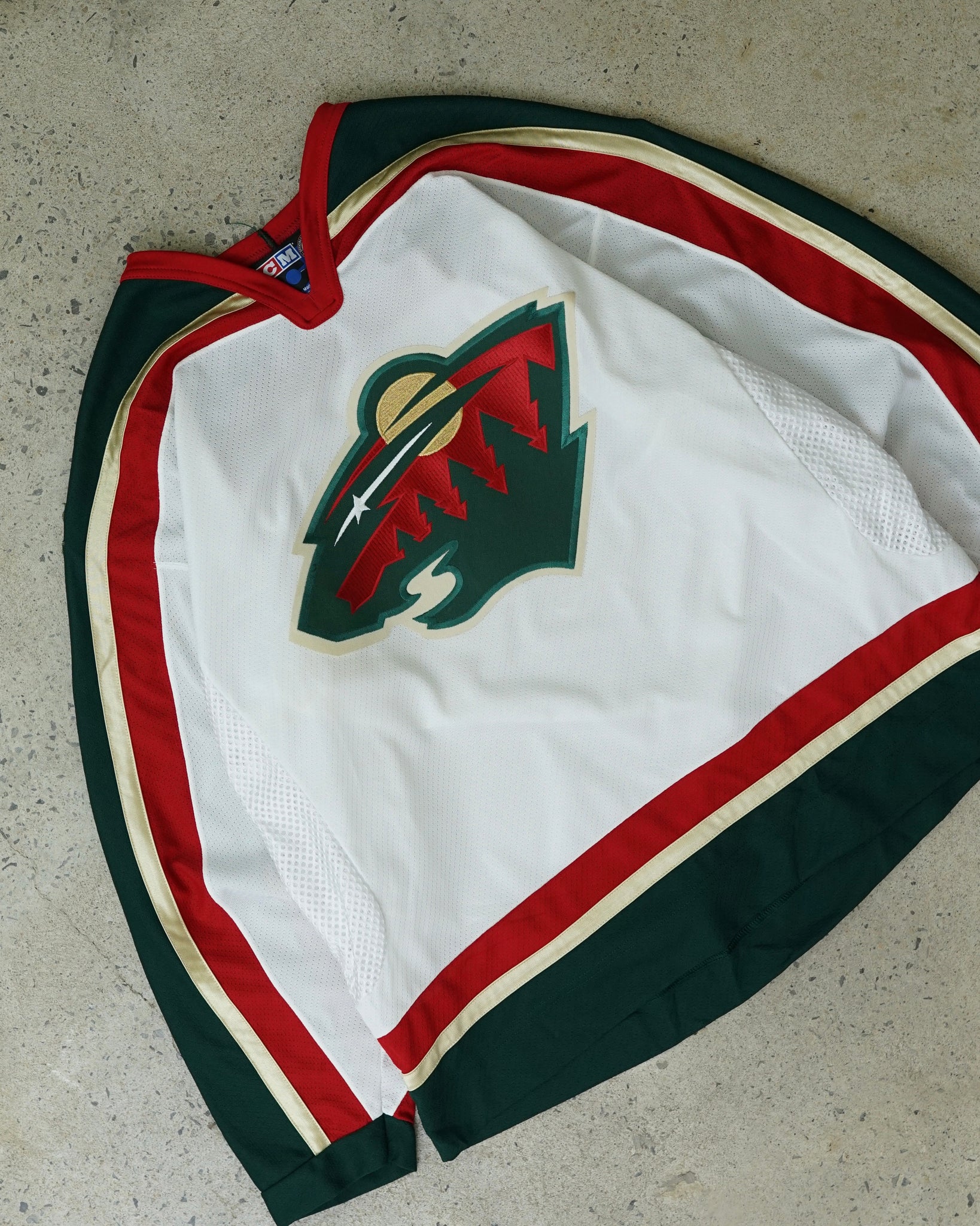 minnesota wild ccm nhl jersey